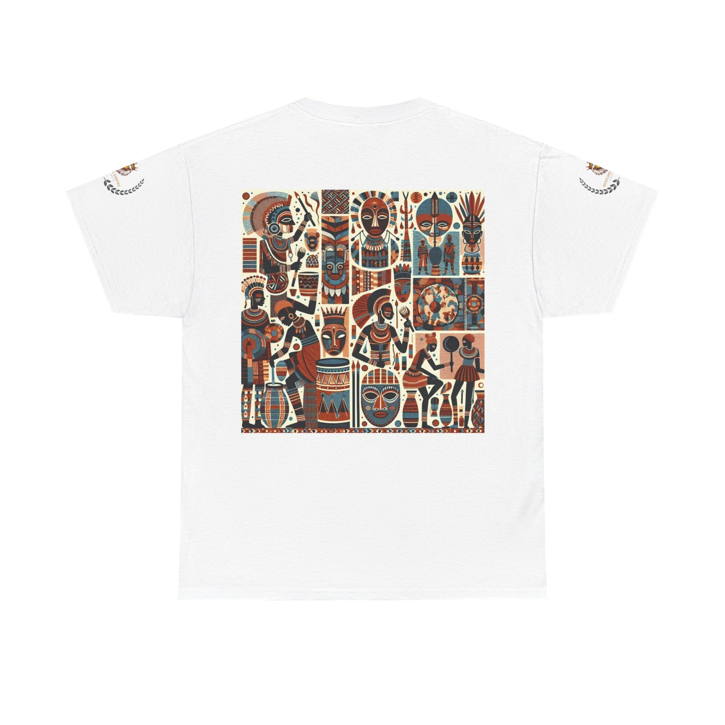 Cultural Art Unisex Tee, Vibrant Graphic T-Shirt for Art Lovers, Unique Cotton Top for Gift, Casual Wear, Festival Apparel