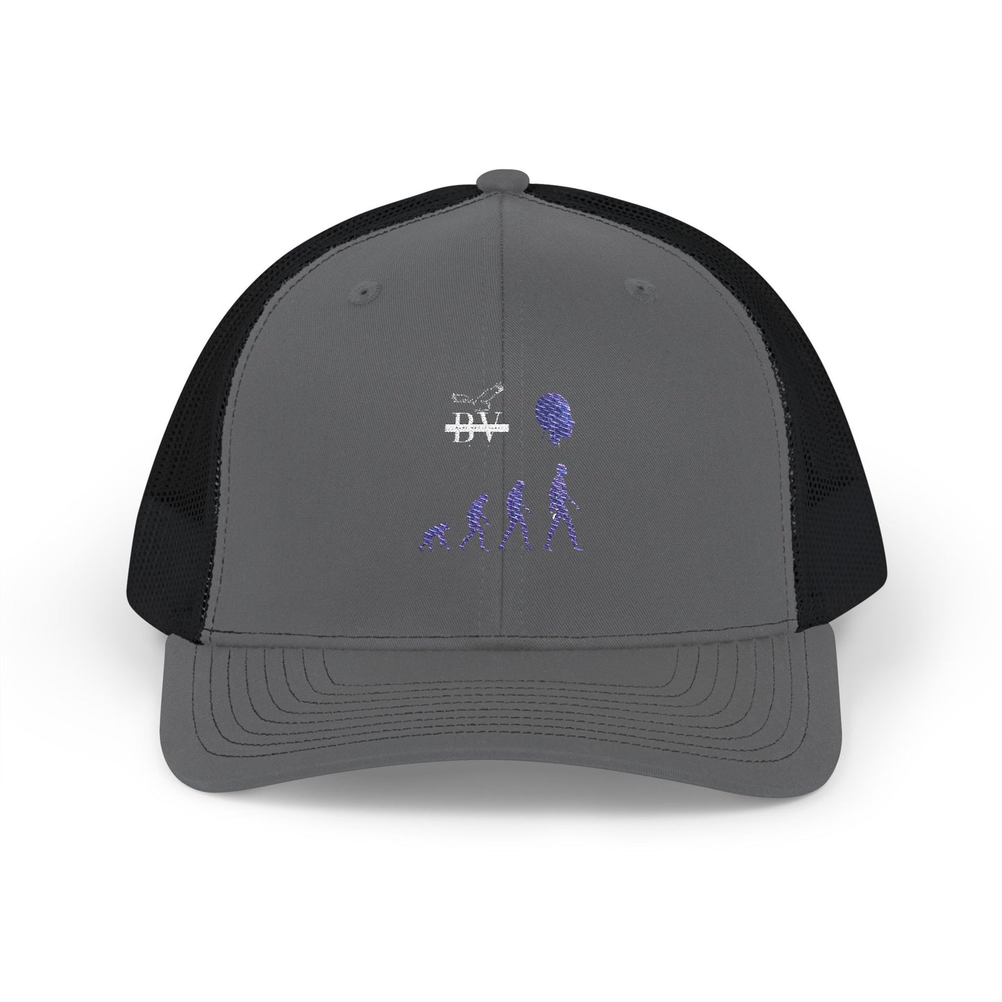 Evolutionary Snapback Trucker Cap, Dad Hat, Gift for Outdoors, Unique Cap, Casual Style, Trendy Headwear, Adjustable Cap