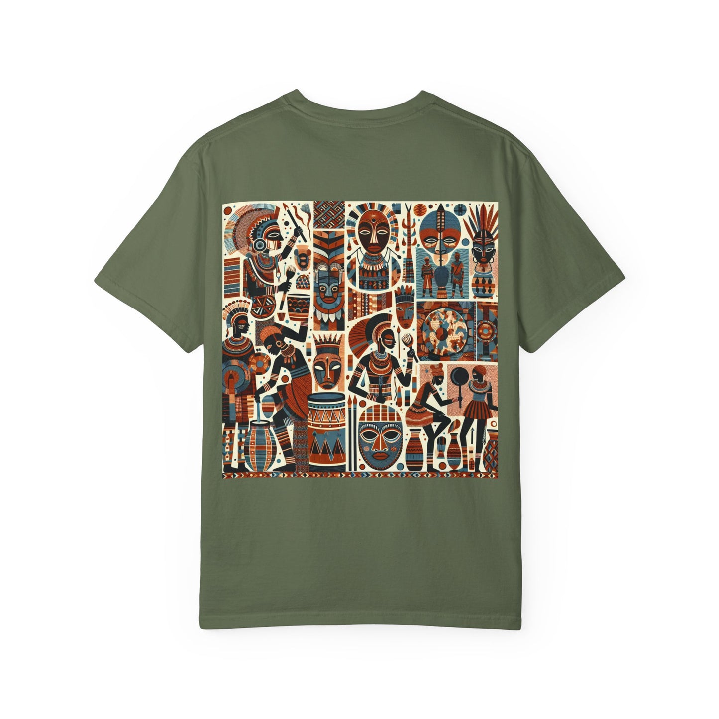 Artistic Unisex T-Shirt with Cultural Designs, Perfect for Festivals, Casual Wear, and Gifts, Unique Graphic Tee, Comfortable Everyday Top