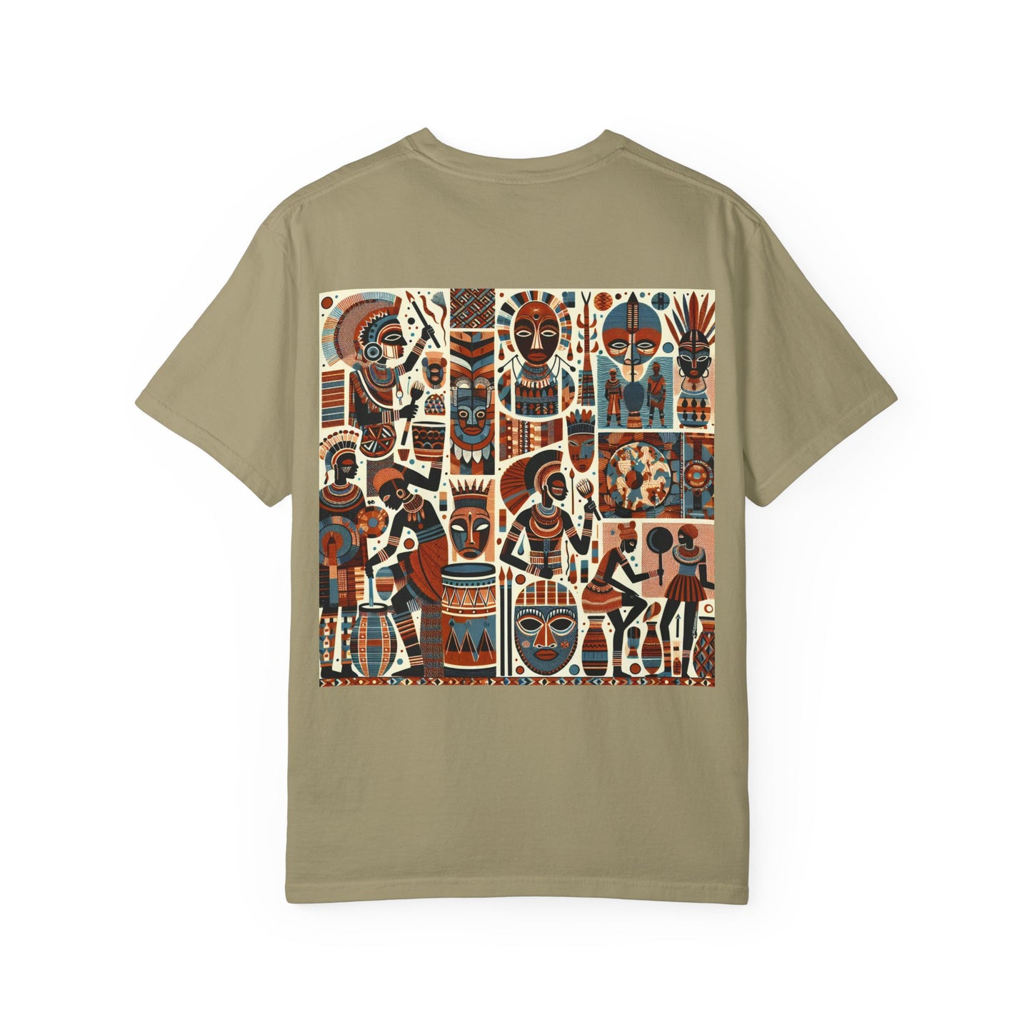 Artistic Unisex T-Shirt with Cultural Designs, Perfect for Festivals, Casual Wear, and Gifts, Unique Graphic Tee, Comfortable Everyday Top