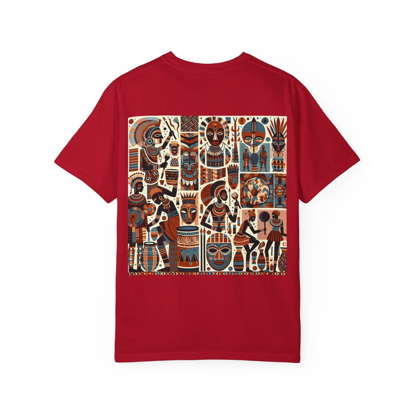 Artistic Unisex T-Shirt with Cultural Designs, Perfect for Festivals, Casual Wear, and Gifts, Unique Graphic Tee, Comfortable Everyday Top