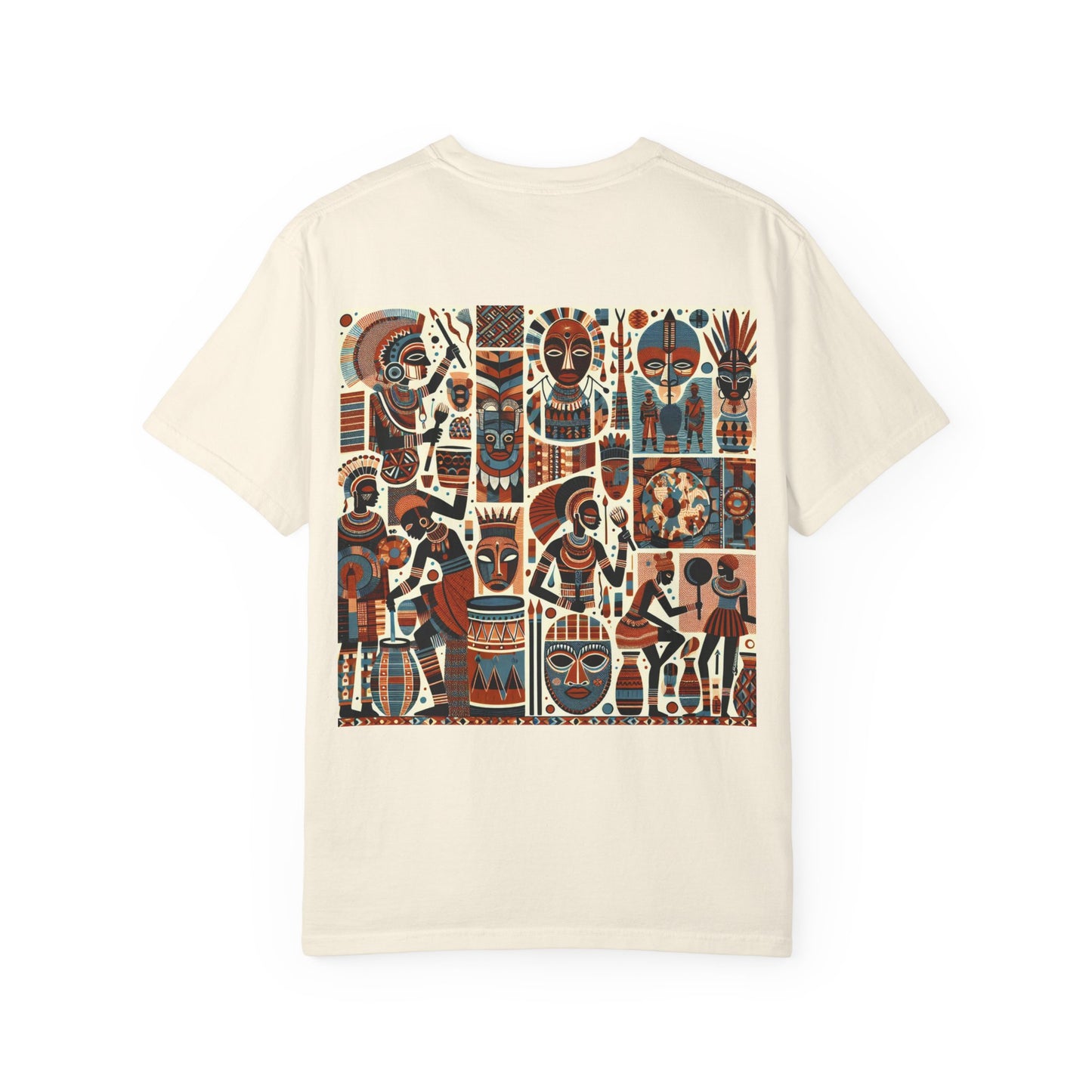 Artistic Unisex T-Shirt with Cultural Designs, Perfect for Festivals, Casual Wear, and Gifts, Unique Graphic Tee, Comfortable Everyday Top
