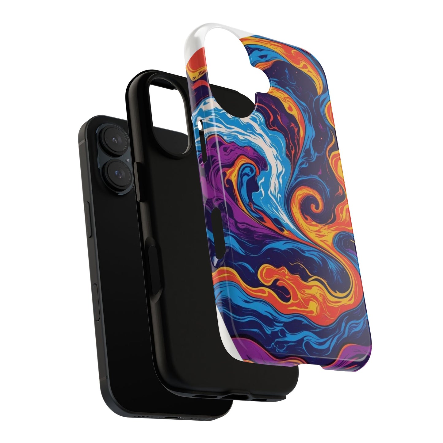 Colorful Phone Case, Vibrant Protective Cover, Artistic Smartphone Accessory, Unique Gift for Tech Lovers, Trendy Phone Accessories