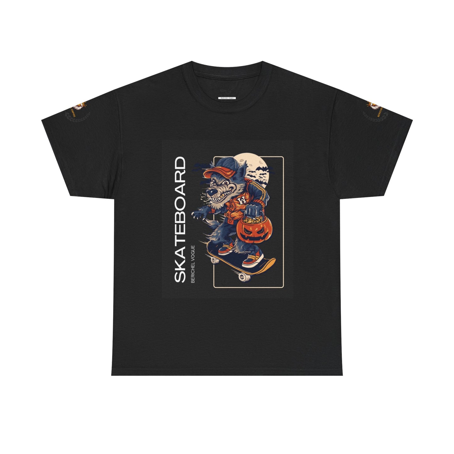 BeRichEl Vogue's Skateboard Graphic Tee, Unisex Skater Shirt, Cool Streetwear Clothing, Perfect Gift for Skate Enthusiasts, Casual Wear