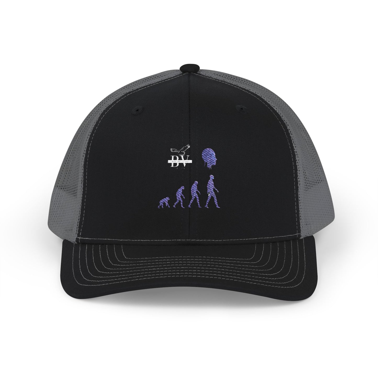 Evolutionary Snapback Trucker Cap, Dad Hat, Gift for Outdoors, Unique Cap, Casual Style, Trendy Headwear, Adjustable Cap