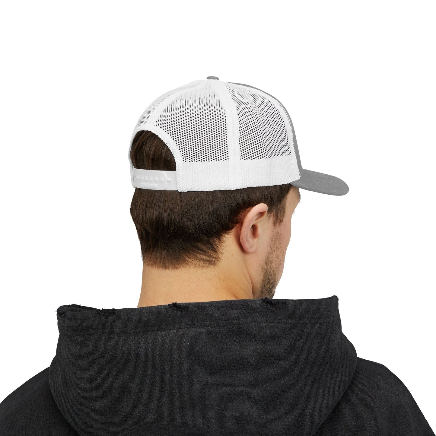 Stylish Snapback Trucker Cap with Unique Embroidery, Summer Hat, Festival Cap, Gift for Him, Outdoor Gear, Casual Wear
