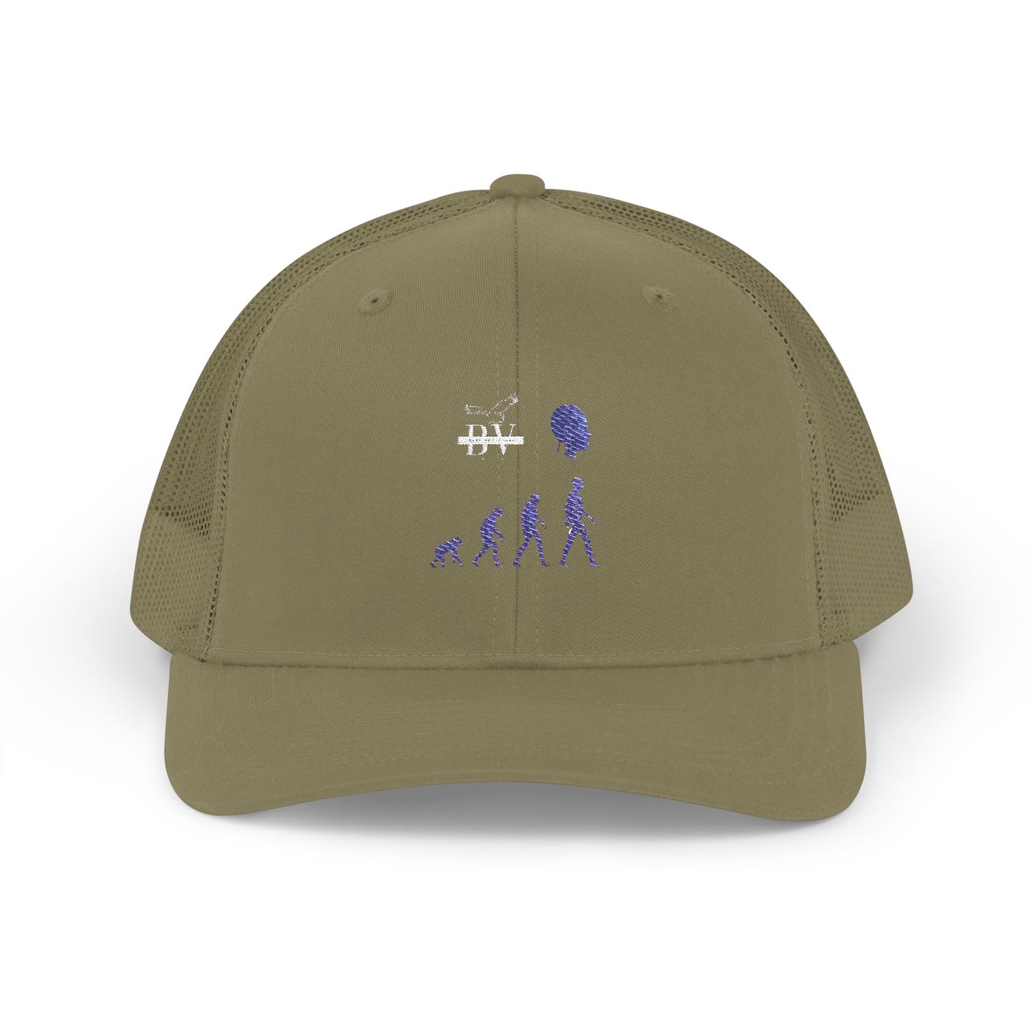 Evolutionary Snapback Trucker Cap, Dad Hat, Gift for Outdoors, Unique Cap, Casual Style, Trendy Headwear, Adjustable Cap