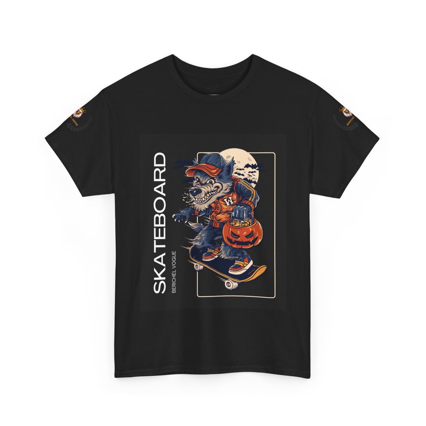BeRichEl Vogue's Skateboard Graphic Tee, Unisex Skater Shirt, Cool Streetwear Clothing, Perfect Gift for Skate Enthusiasts, Casual Wear