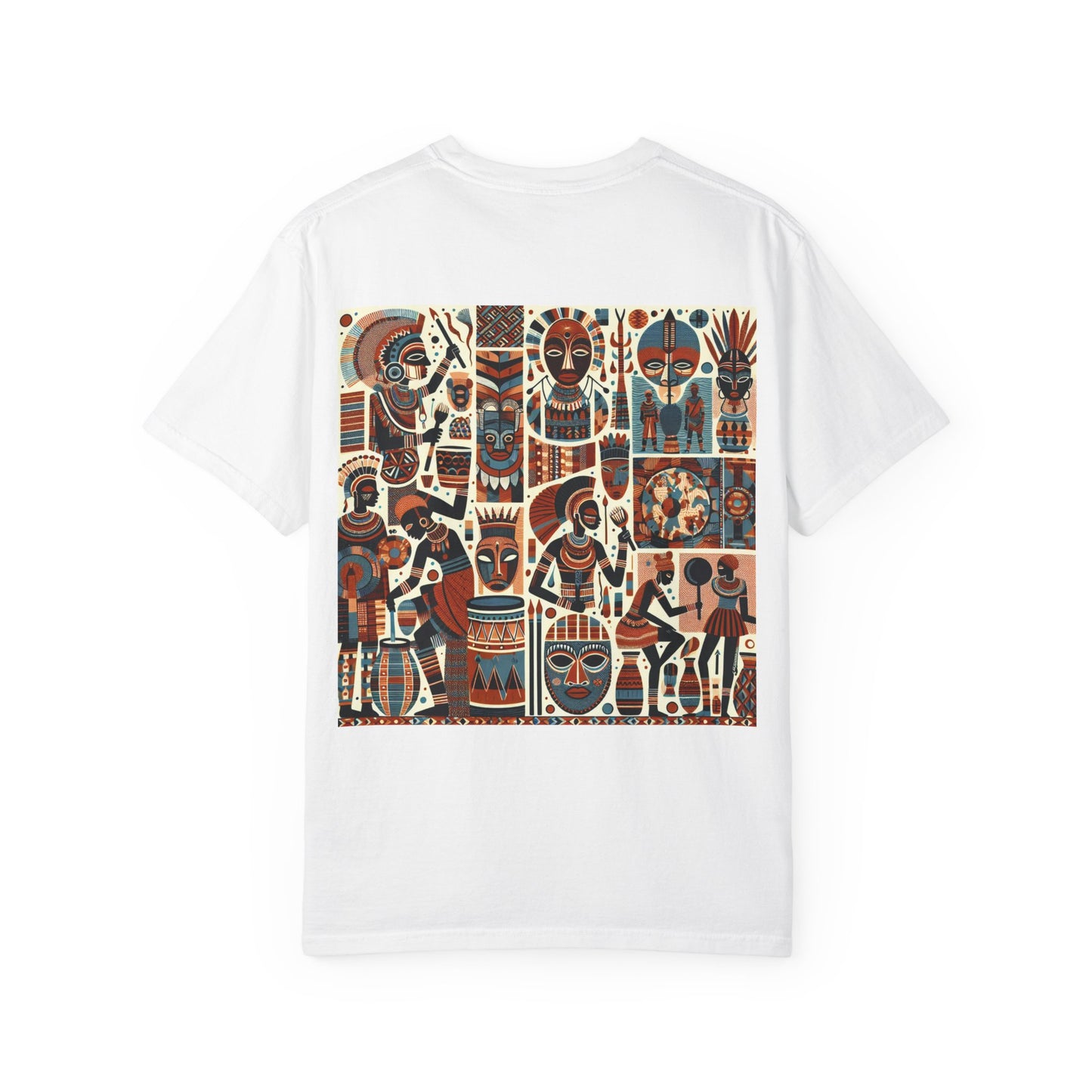 Artistic Unisex T-Shirt with Cultural Designs, Perfect for Festivals, Casual Wear, and Gifts, Unique Graphic Tee, Comfortable Everyday Top