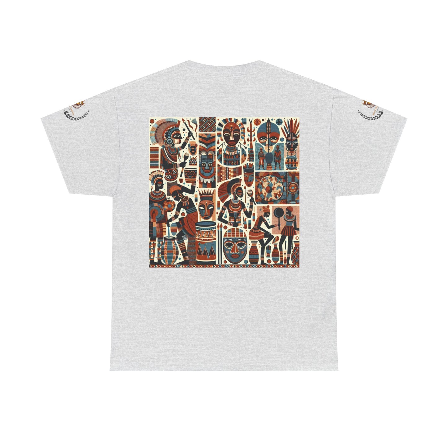 Cultural Art Unisex Tee, Vibrant Graphic T-Shirt for Art Lovers, Unique Cotton Top for Gift, Casual Wear, Festival Apparel