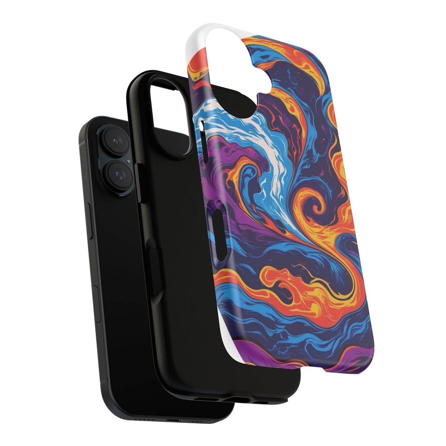 Colorful Phone Case, Vibrant Protective Cover, Artistic Smartphone Accessory, Unique Gift for Tech Lovers, Trendy Phone Accessories