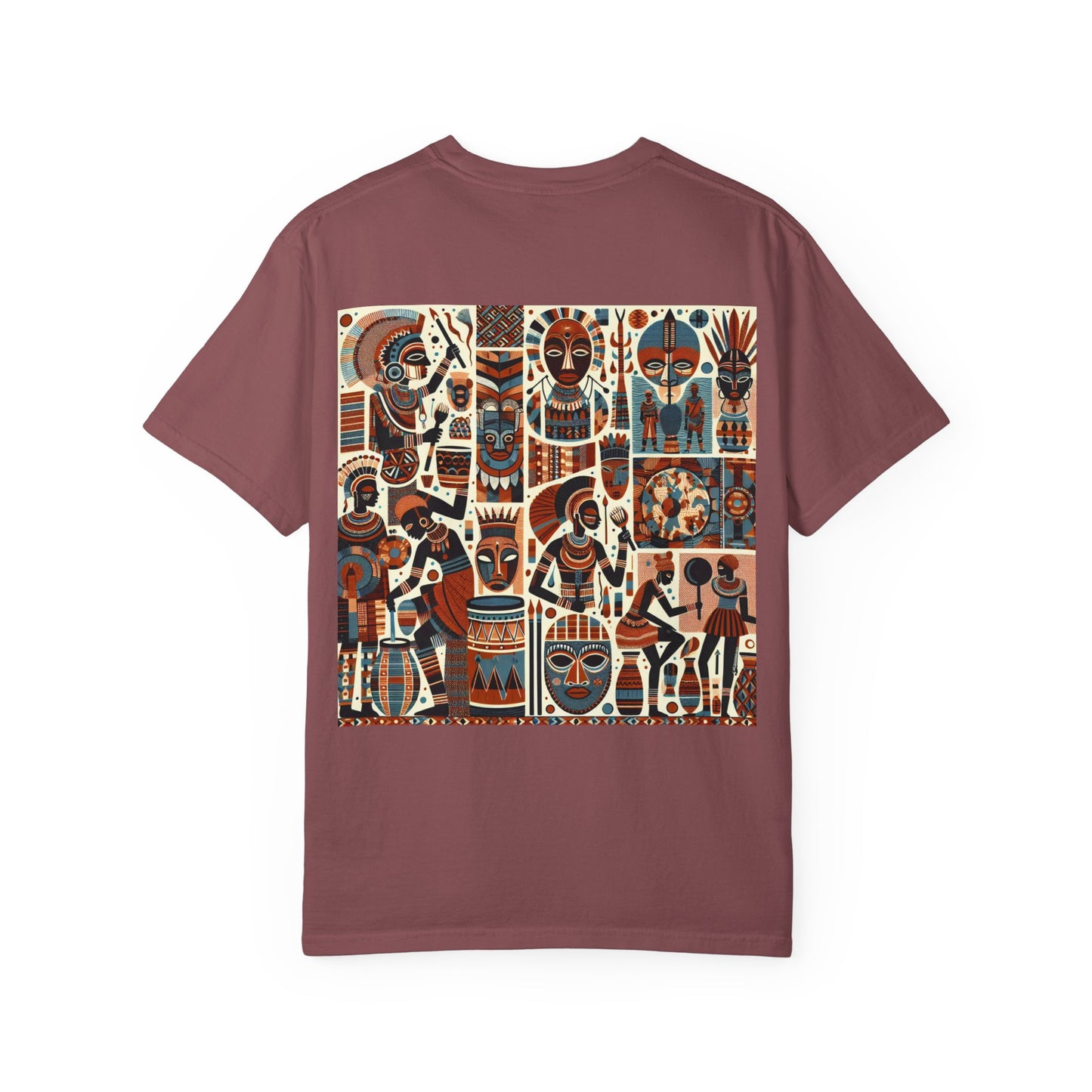 Artistic Unisex T-Shirt with Cultural Designs, Perfect for Festivals, Casual Wear, and Gifts, Unique Graphic Tee, Comfortable Everyday Top