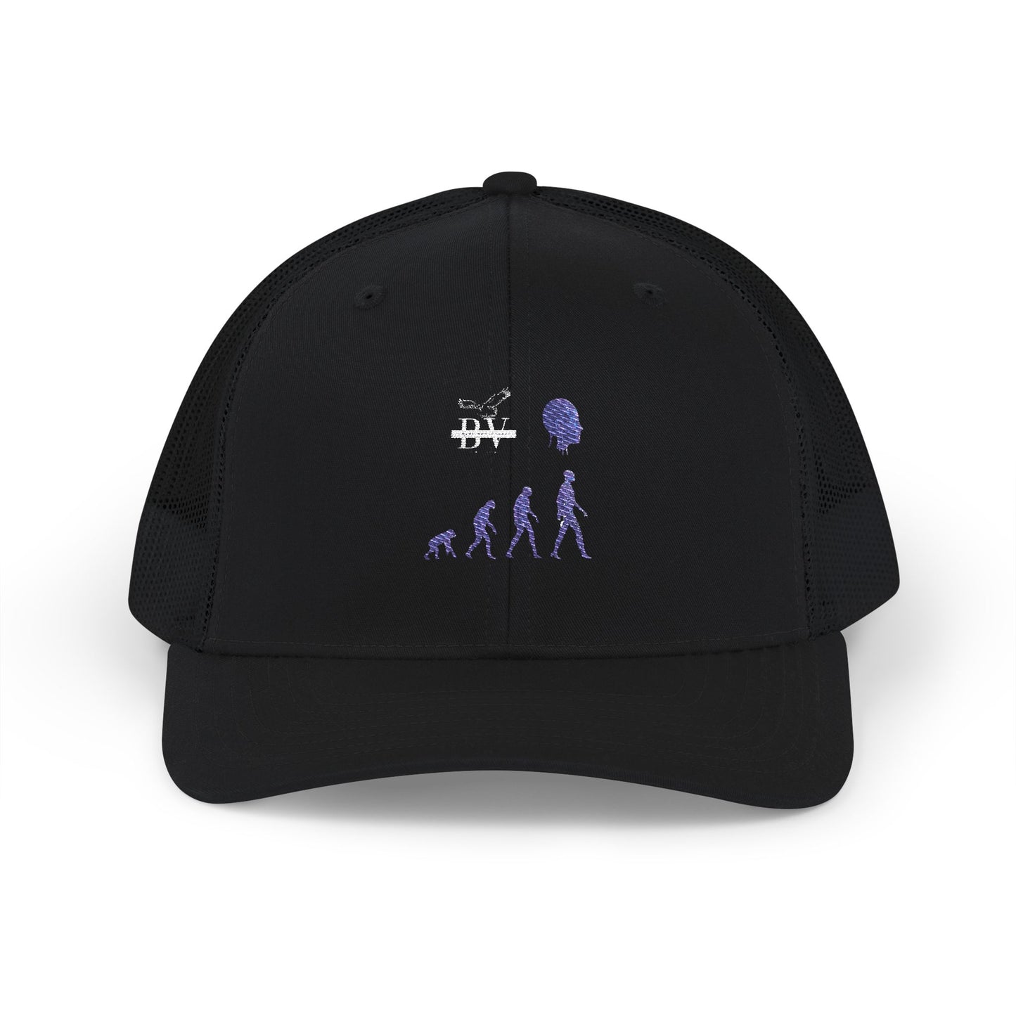 Evolutionary Snapback Trucker Cap, Dad Hat, Gift for Outdoors, Unique Cap, Casual Style, Trendy Headwear, Adjustable Cap