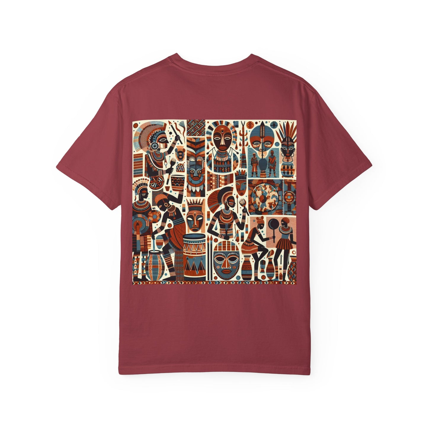 Artistic Unisex T-Shirt with Cultural Designs, Perfect for Festivals, Casual Wear, and Gifts, Unique Graphic Tee, Comfortable Everyday Top
