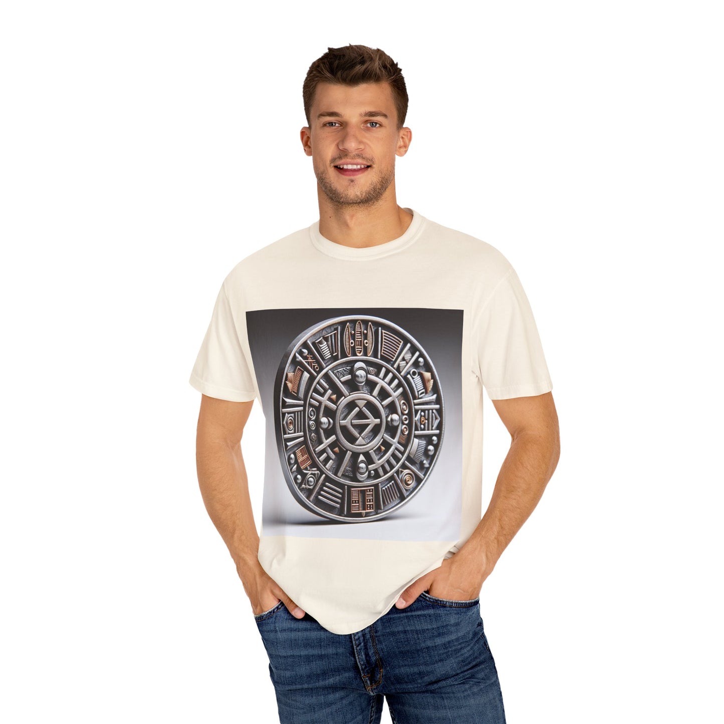 Artistic Unisex T-Shirt with Cultural Designs, Perfect for Festivals, Casual Wear, and Gifts, Unique Graphic Tee, Comfortable Everyday Top