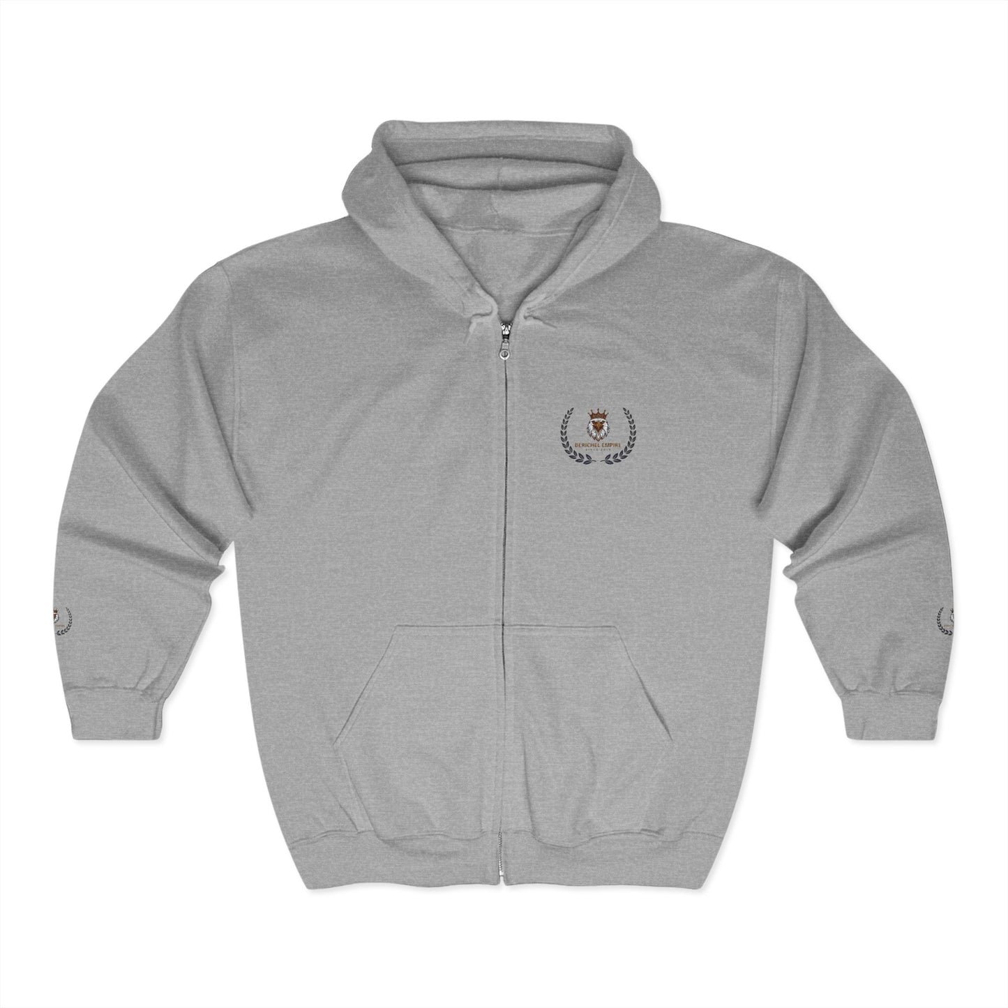 Unisex Full Zip Hooded Sweatshirt with Bold Design - Casual, Cozy, and Stylish for Everyday Wear, Perfect for Gifts, Festivals