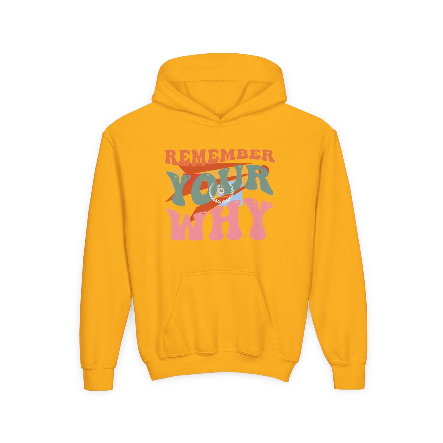 Youth Heavy Blend Hooded Sweatshirt - "Remember Your Why" Inspirational Hoodie, Motivational Gift for Kids, Cozy, Stylish, Perfect for [...]