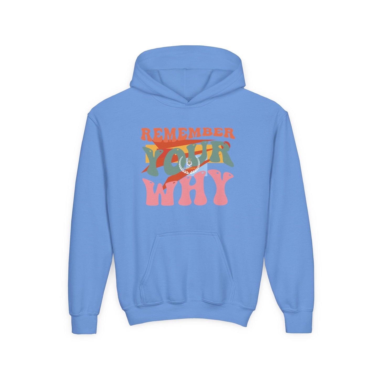 Youth Heavy Blend Hooded Sweatshirt - "Remember Your Why" Inspirational Hoodie, Motivational Gift for Kids, Cozy, Stylish, Perfect for [...]