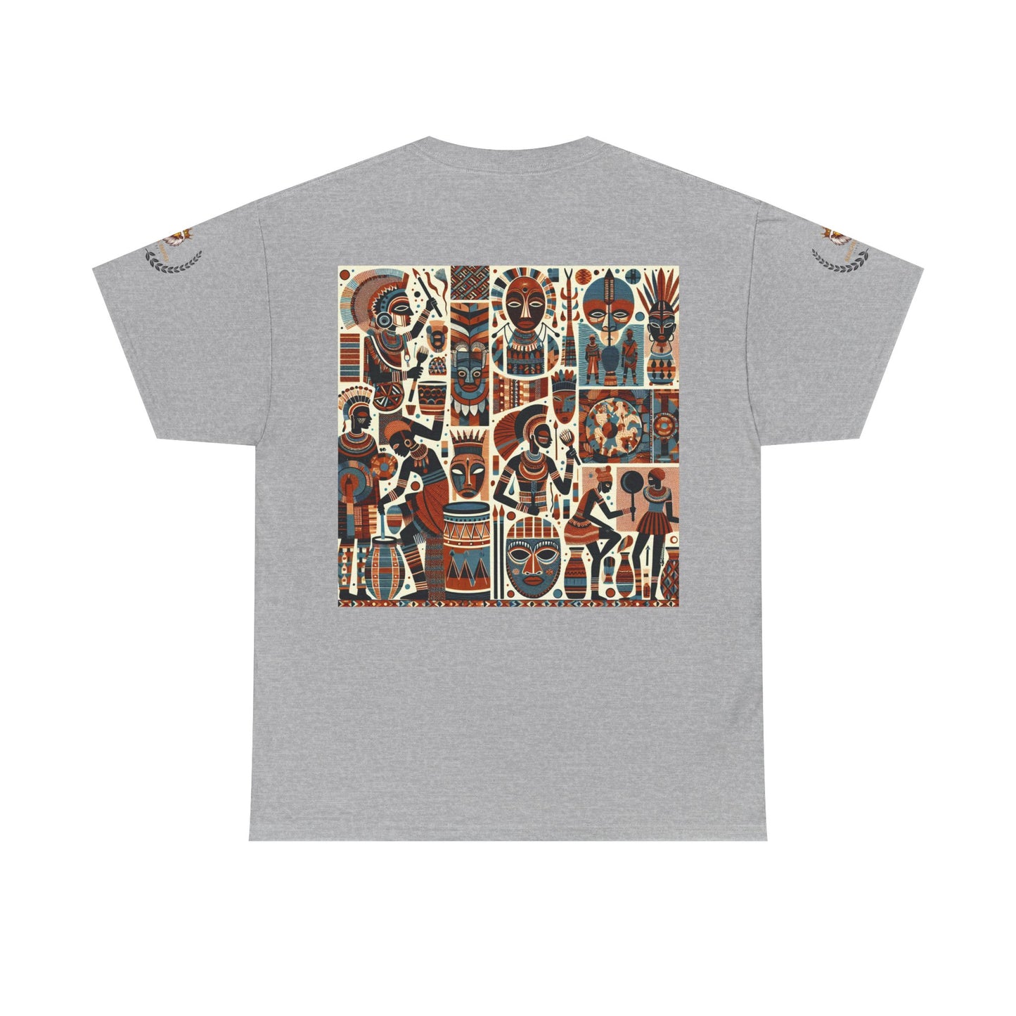Cultural Art Unisex Tee, Vibrant Graphic T-Shirt for Art Lovers, Unique Cotton Top for Gift, Casual Wear, Festival Apparel