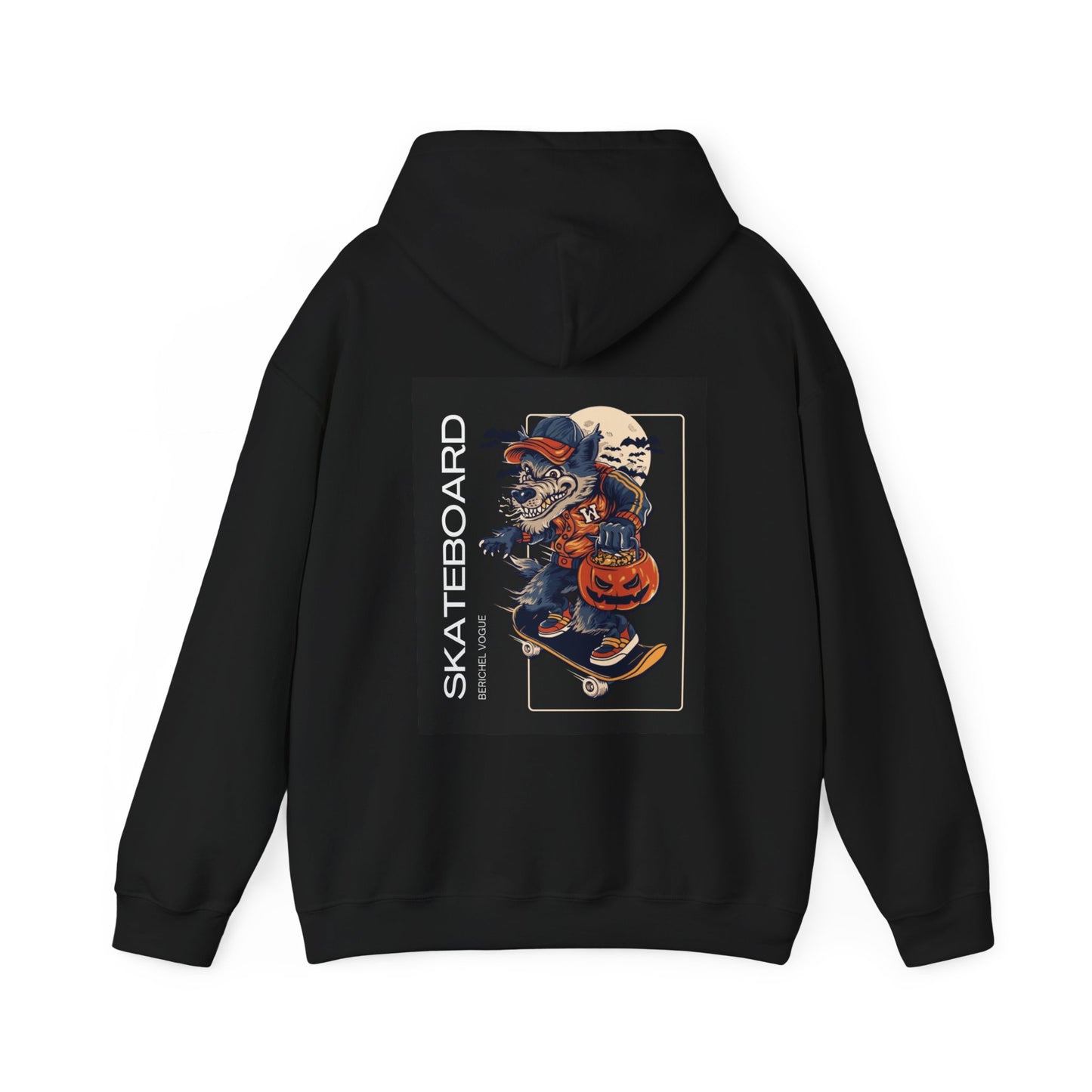 BeRichEl Vogue's Skateboard Inspired Unisex Heavy Blend Hoodie, Cozy Urban Sweatshirt, Great for Skate Lovers or Casual Wear, Ideal for Birthdays, [...]