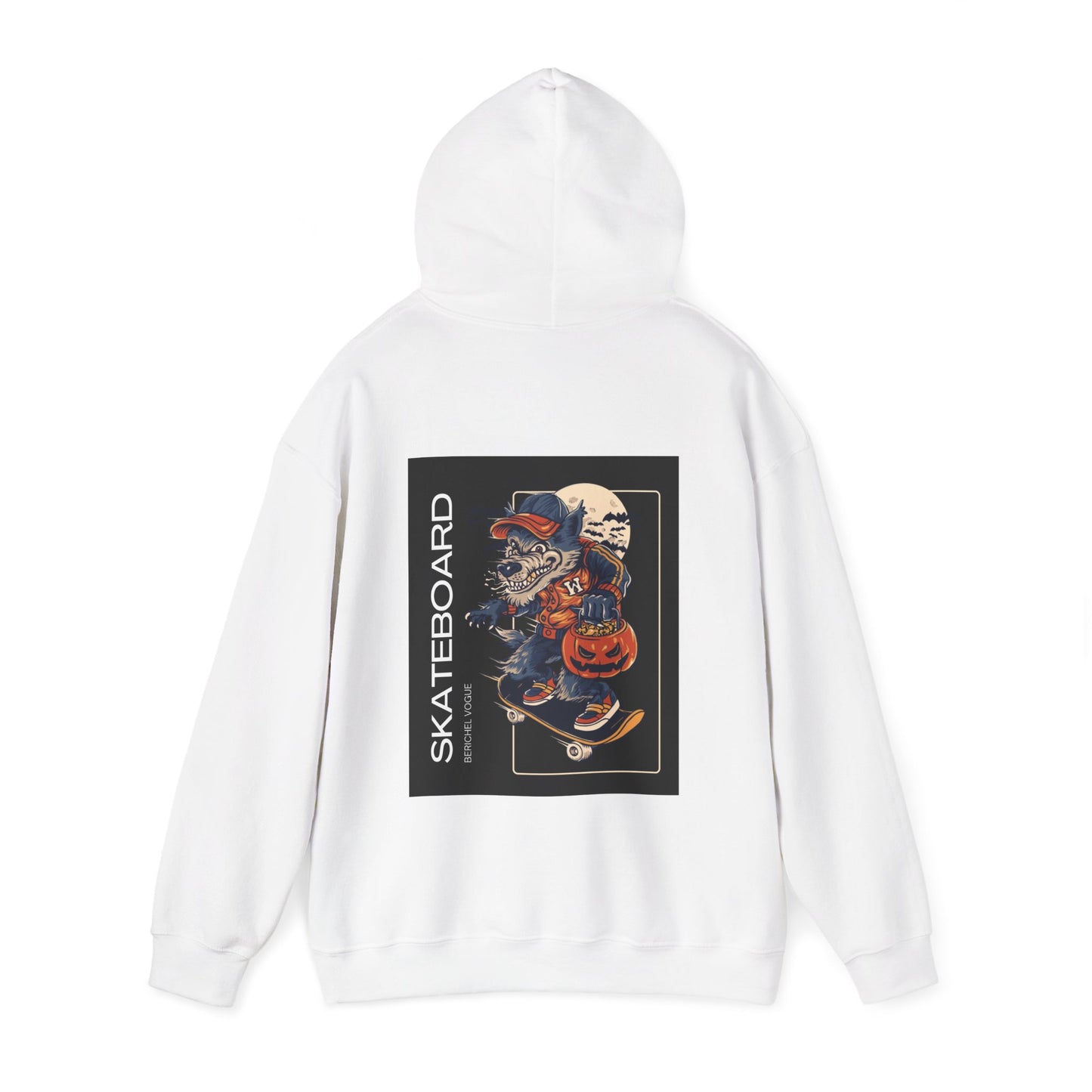 BeRichEl Vogue's Skateboard Inspired Unisex Heavy Blend Hoodie, Cozy Urban Sweatshirt, Great for Skate Lovers or Casual Wear, Ideal for Birthdays, [...]