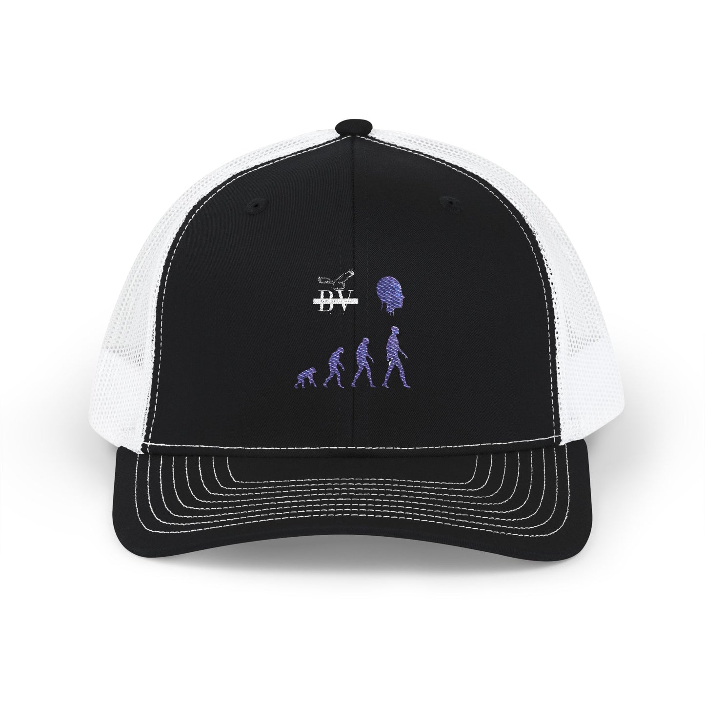 Evolutionary Snapback Trucker Cap, Dad Hat, Gift for Outdoors, Unique Cap, Casual Style, Trendy Headwear, Adjustable Cap