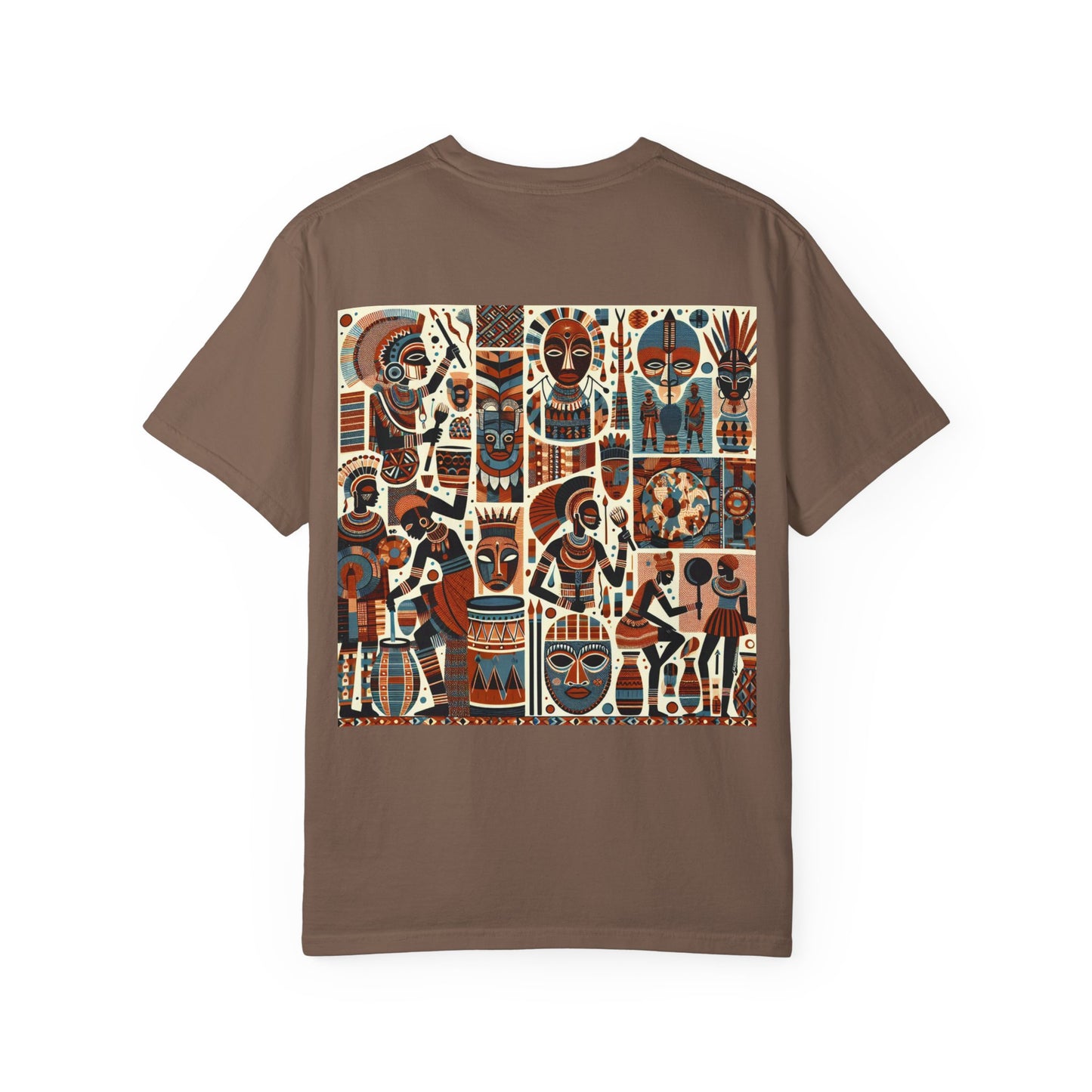 Artistic Unisex T-Shirt with Cultural Designs, Perfect for Festivals, Casual Wear, and Gifts, Unique Graphic Tee, Comfortable Everyday Top