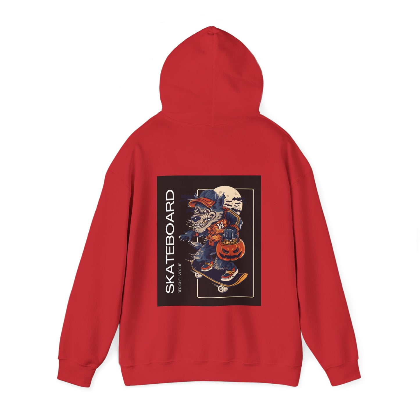 BeRichEl Vogue's Skateboard Inspired Unisex Heavy Blend Hoodie, Cozy Urban Sweatshirt, Great for Skate Lovers or Casual Wear, Ideal for Birthdays, [...]