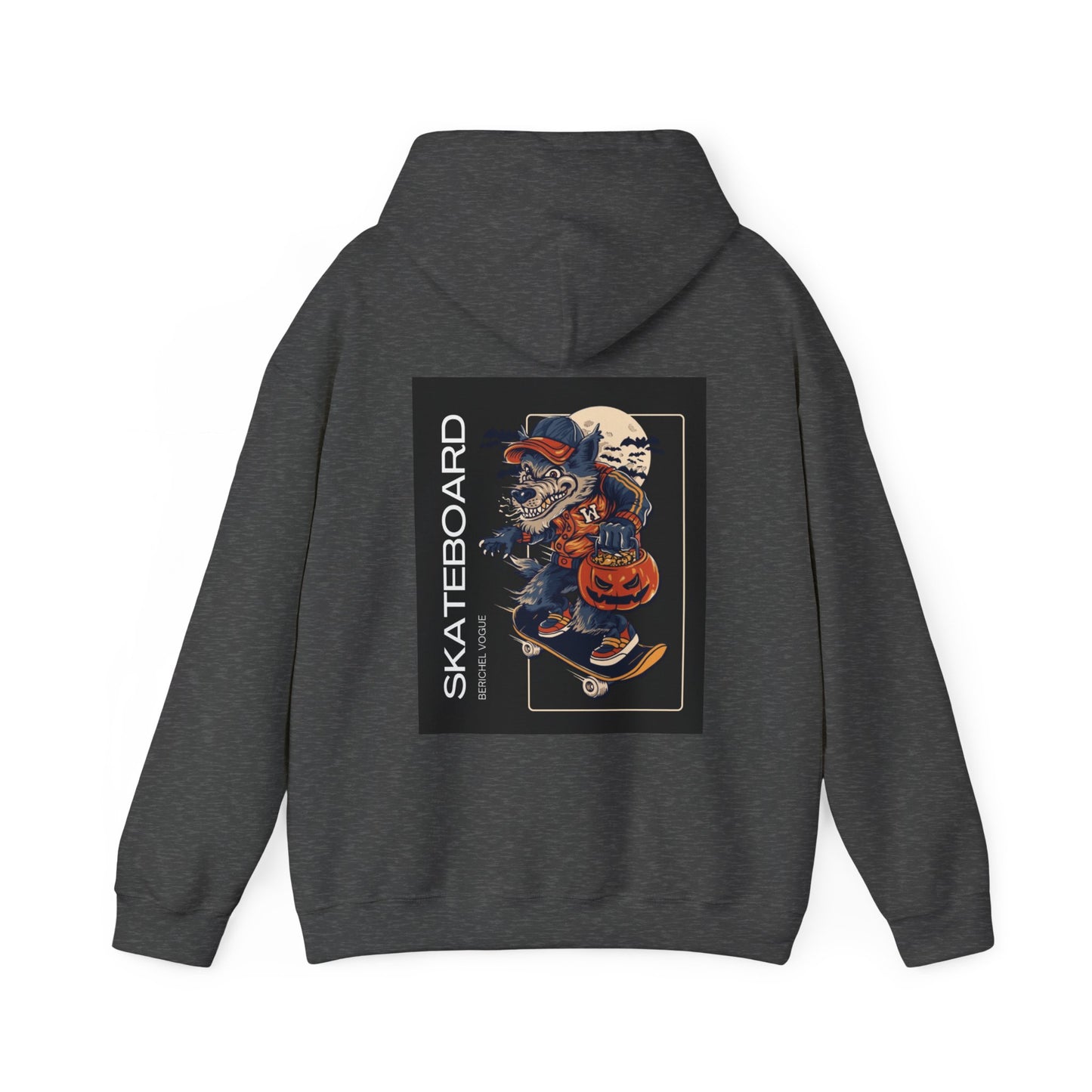 BeRichEl Vogue's Skateboard Inspired Unisex Heavy Blend Hoodie, Cozy Urban Sweatshirt, Great for Skate Lovers or Casual Wear, Ideal for Birthdays, [...]