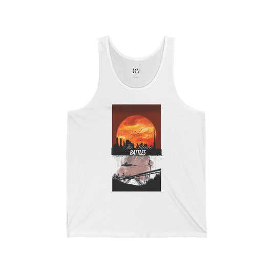 Chill Vibes Unisex Tank - Trendy Graphic Tee for Summer, Beachwear, Party, Casual Style, Motivational Apparel