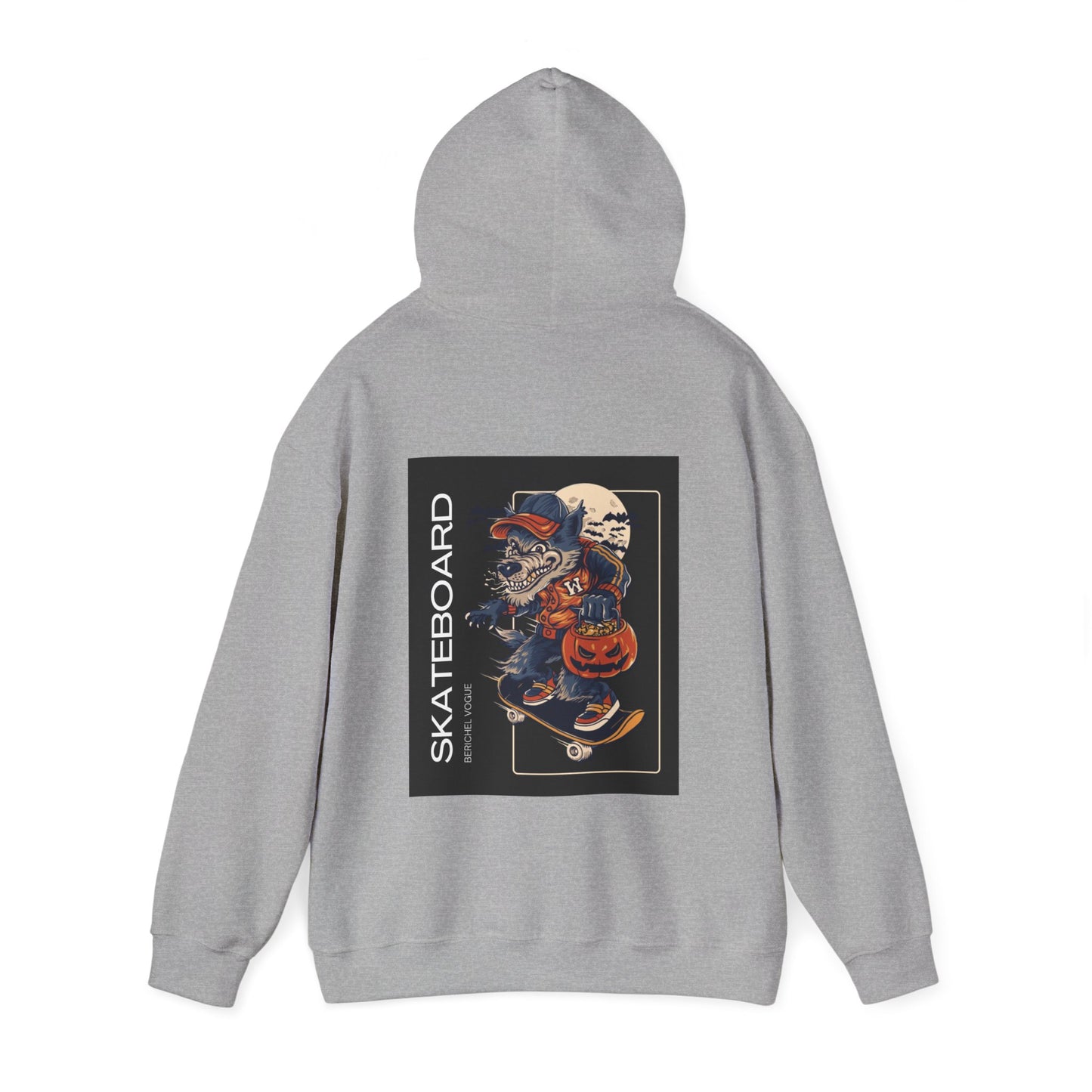 BeRichEl Vogue's Skateboard Inspired Unisex Heavy Blend Hoodie, Cozy Urban Sweatshirt, Great for Skate Lovers or Casual Wear, Ideal for Birthdays, [...]