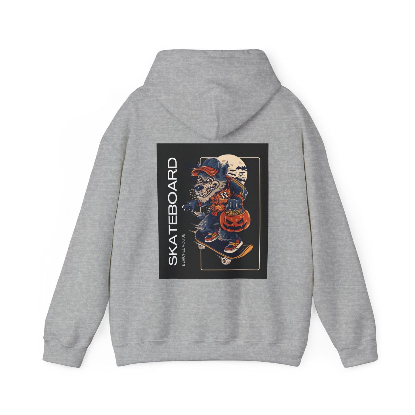 BeRichEl Vogue's Skateboard Inspired Unisex Heavy Blend Hoodie, Cozy Urban Sweatshirt, Great for Skate Lovers or Casual Wear, Ideal for Birthdays, [...]
