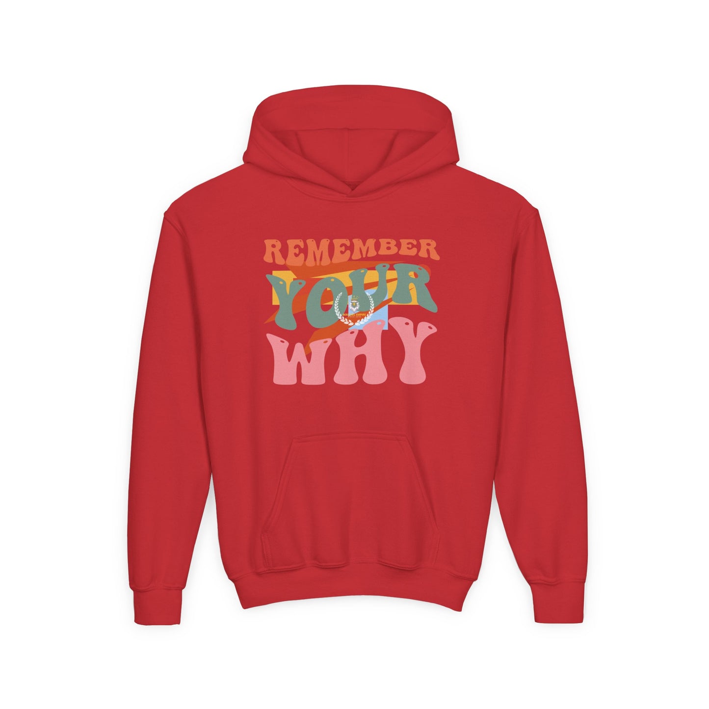 Youth Heavy Blend Hooded Sweatshirt - "Remember Your Why" Inspirational Hoodie, Motivational Gift for Kids, Cozy, Stylish, Perfect for [...]