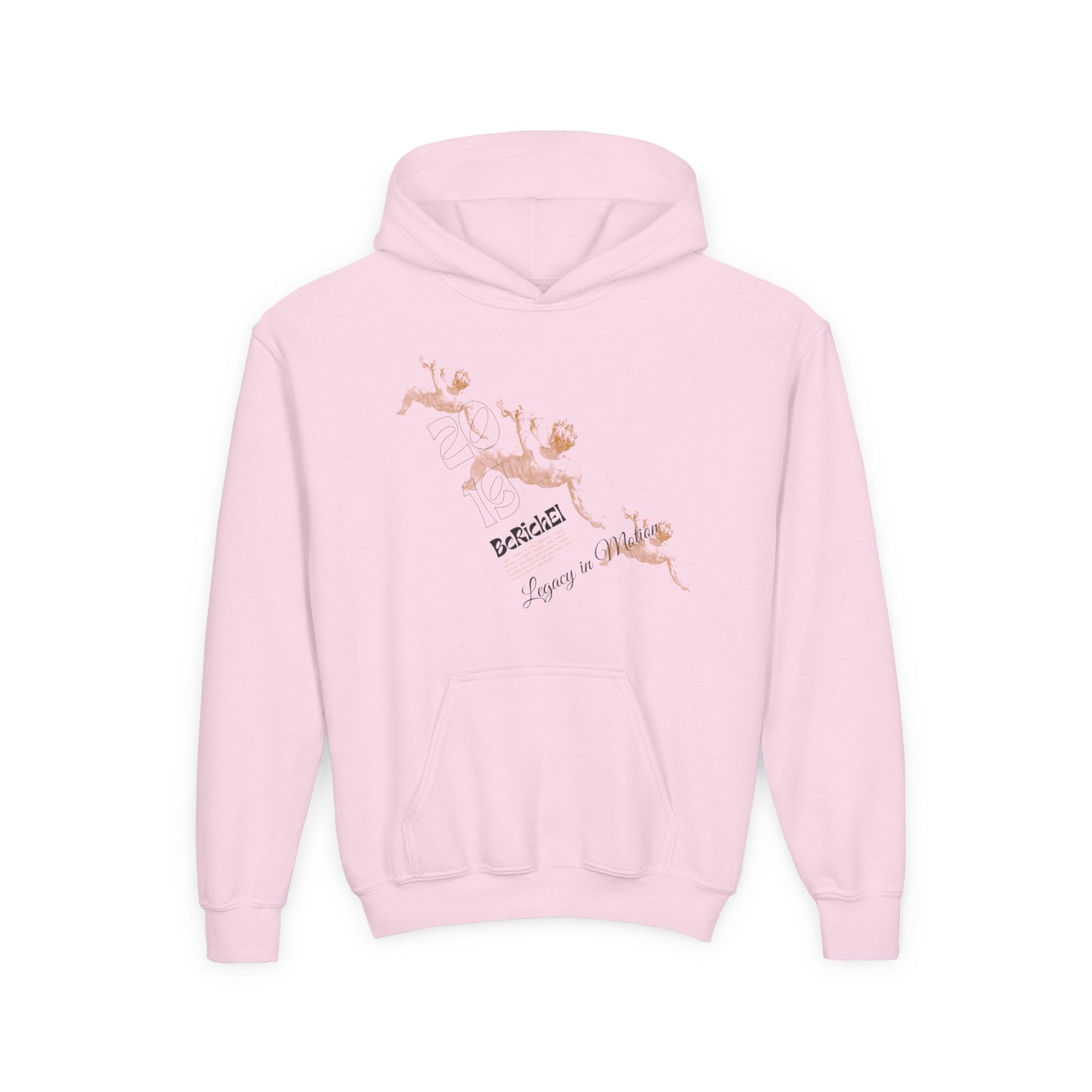 Youth Motivational Hooded Sweatshirt, Inspirational Hoodie, Berchel Empire, Blessing Quote Sweater, Youth Comfort Apparel, Perfect [...]