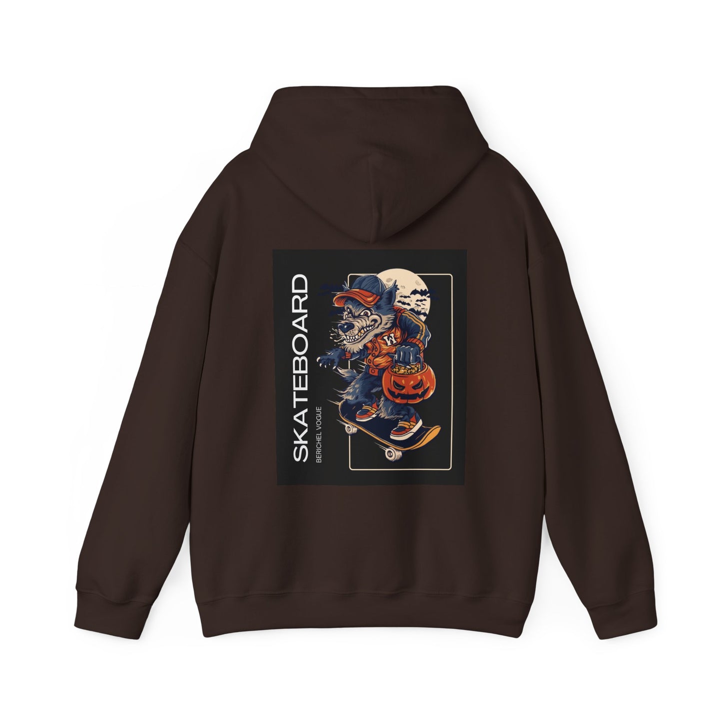 BeRichEl Vogue's Skateboard Inspired Unisex Heavy Blend Hoodie, Cozy Urban Sweatshirt, Great for Skate Lovers or Casual Wear, Ideal for Birthdays, [...]
