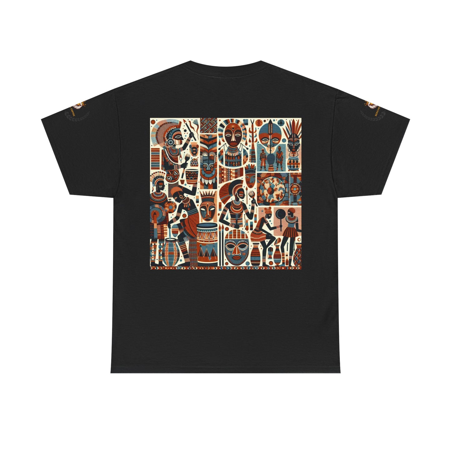Cultural Art Unisex Tee, Vibrant Graphic T-Shirt for Art Lovers, Unique Cotton Top for Gift, Casual Wear, Festival Apparel
