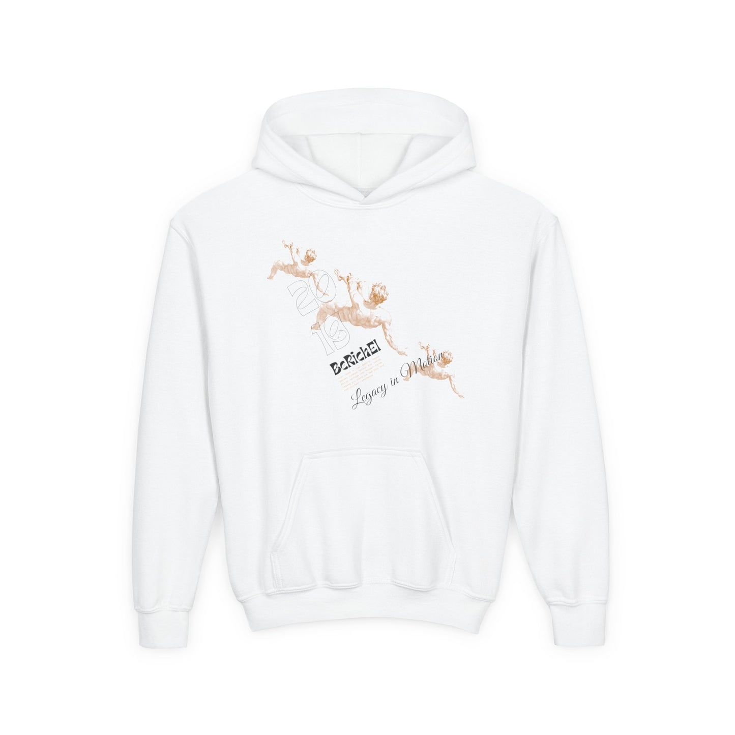 Youth Motivational Hooded Sweatshirt, Inspirational Hoodie, Berchel Empire, Blessing Quote Sweater, Youth Comfort Apparel, Perfect [...]
