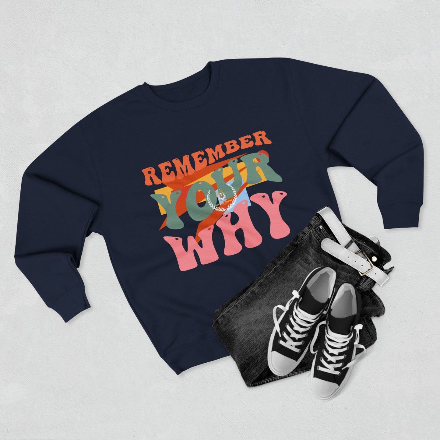 Motivational Unisex Crewneck Sweatshirt - Remember Your Why, Cozy Sweatshirt, Inspirational Gift, Casual Apparel, Perfect for Gift [...]