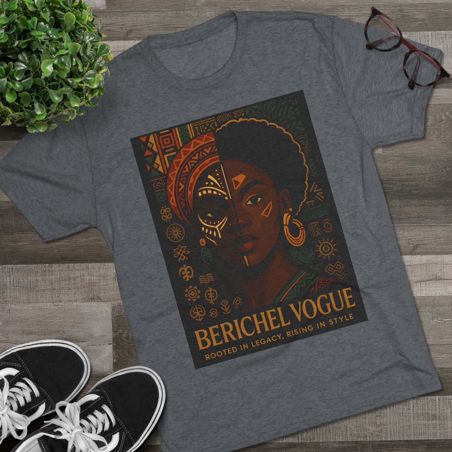 Rooted in Legacy Unisex Tee, Bohemian T-Shirt, Cultural Apparel, Gift for Heritage Lovers, Statement Fashion