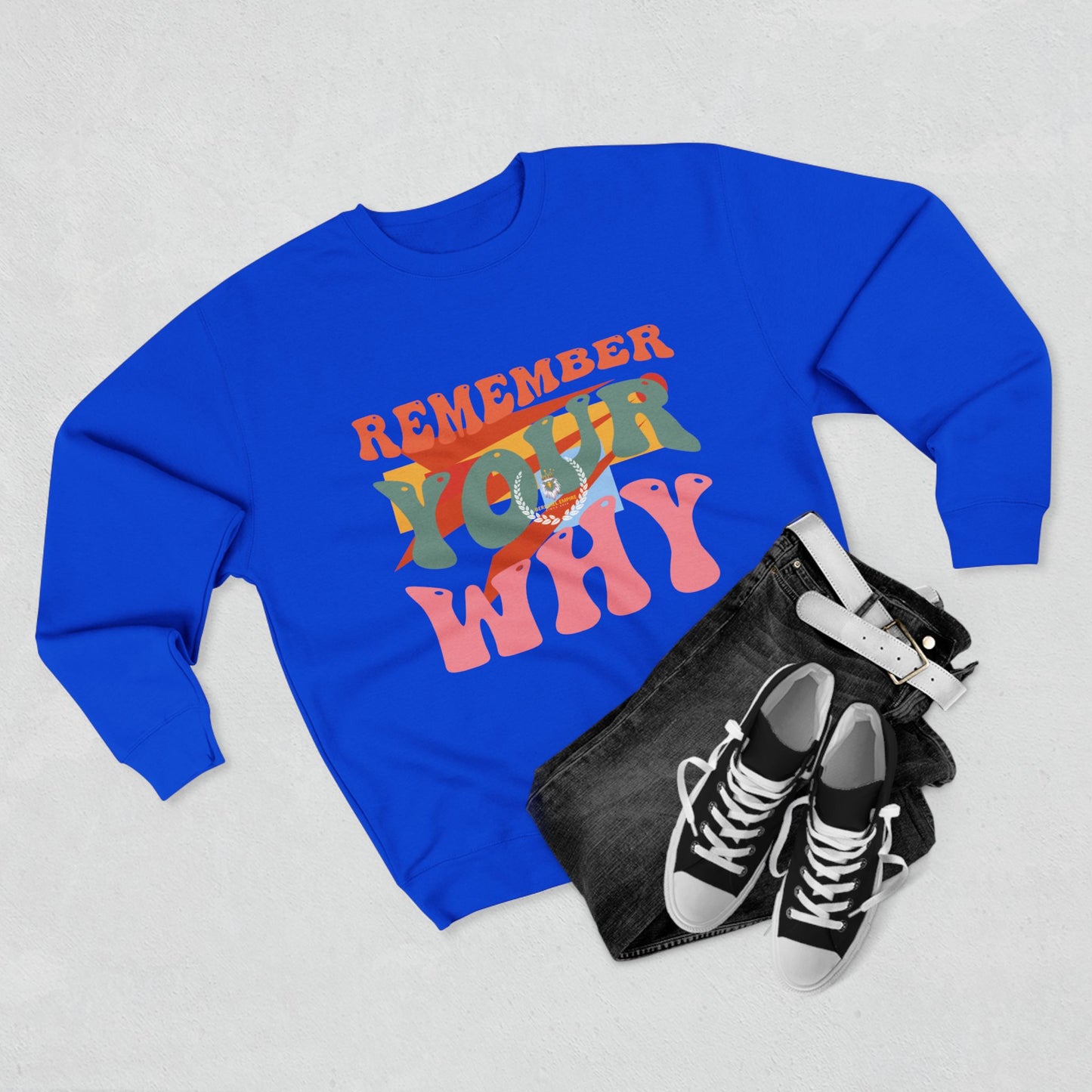 Motivational Unisex Crewneck Sweatshirt - Remember Your Why, Cozy Sweatshirt, Inspirational Gift, Casual Apparel, Perfect for Gift [...]