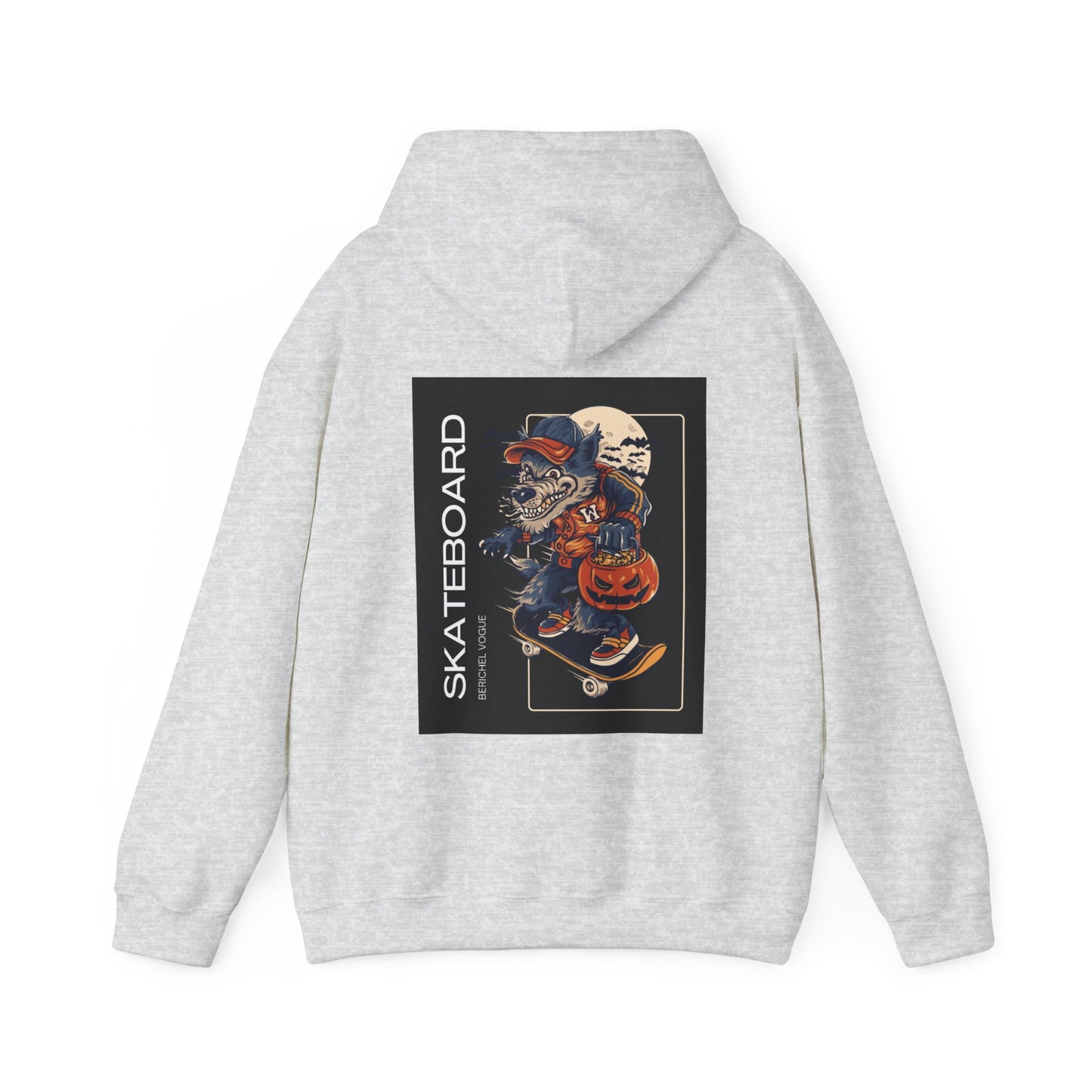 BeRichEl Vogue's Skateboard Inspired Unisex Heavy Blend Hoodie, Cozy Urban Sweatshirt, Great for Skate Lovers or Casual Wear, Ideal for Birthdays, [...]