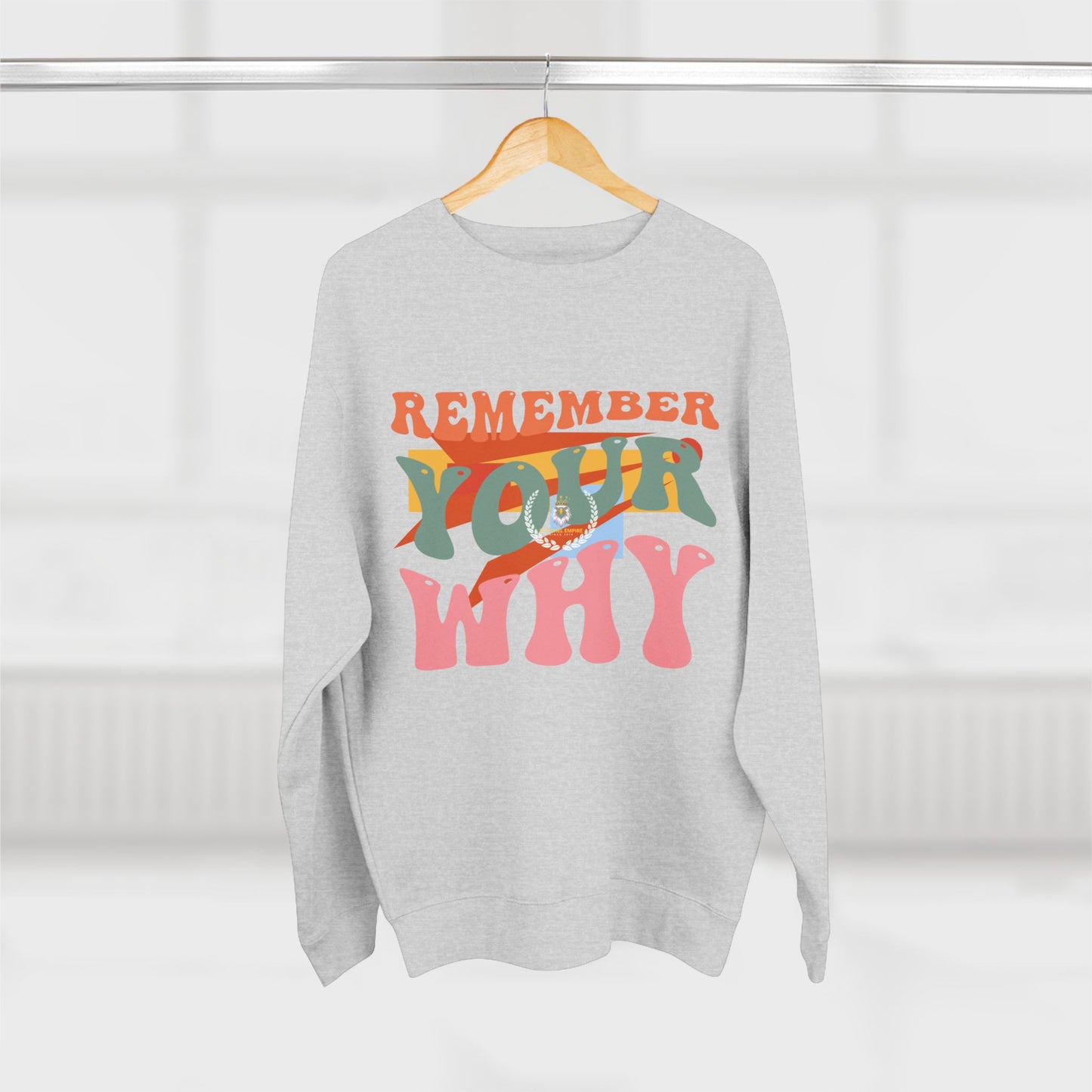 Motivational Unisex Crewneck Sweatshirt - Remember Your Why, Cozy Sweatshirt, Inspirational Gift, Casual Apparel, Perfect for Gift [...]