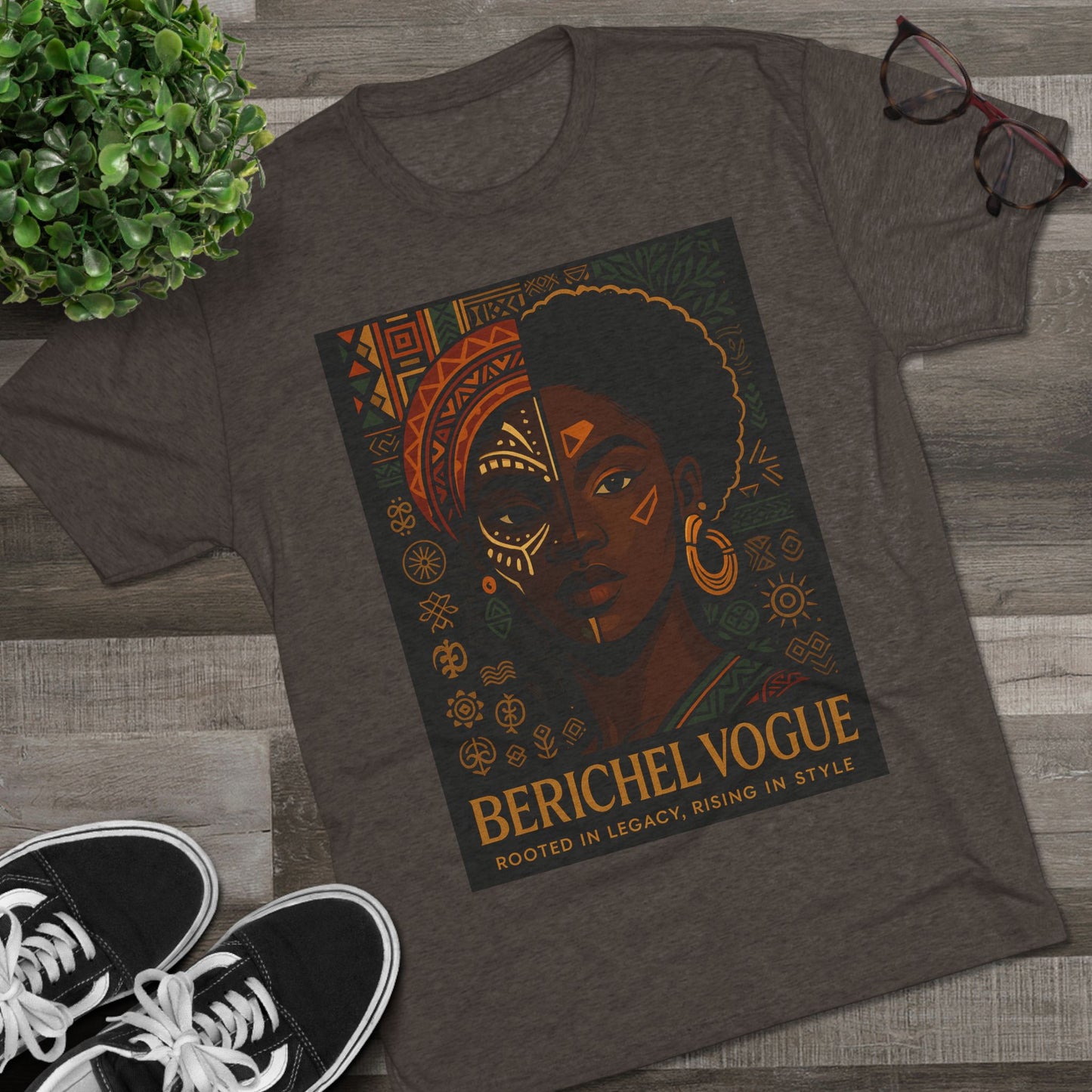 Rooted in Legacy Unisex Tee, Bohemian T-Shirt, Cultural Apparel, Gift for Heritage Lovers, Statement Fashion