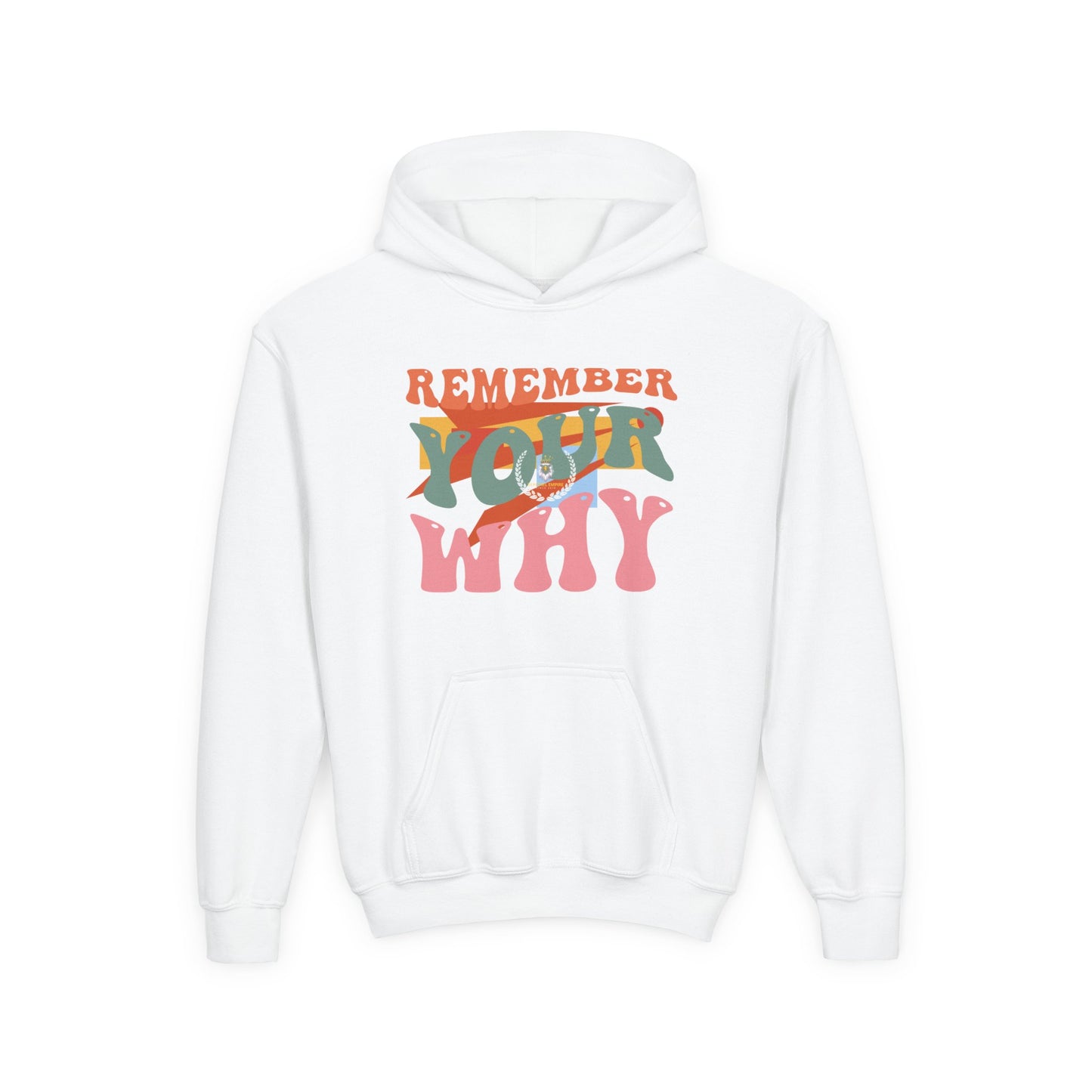 Youth Heavy Blend Hooded Sweatshirt - "Remember Your Why" Inspirational Hoodie, Motivational Gift for Kids, Cozy, Stylish, Perfect for [...]
