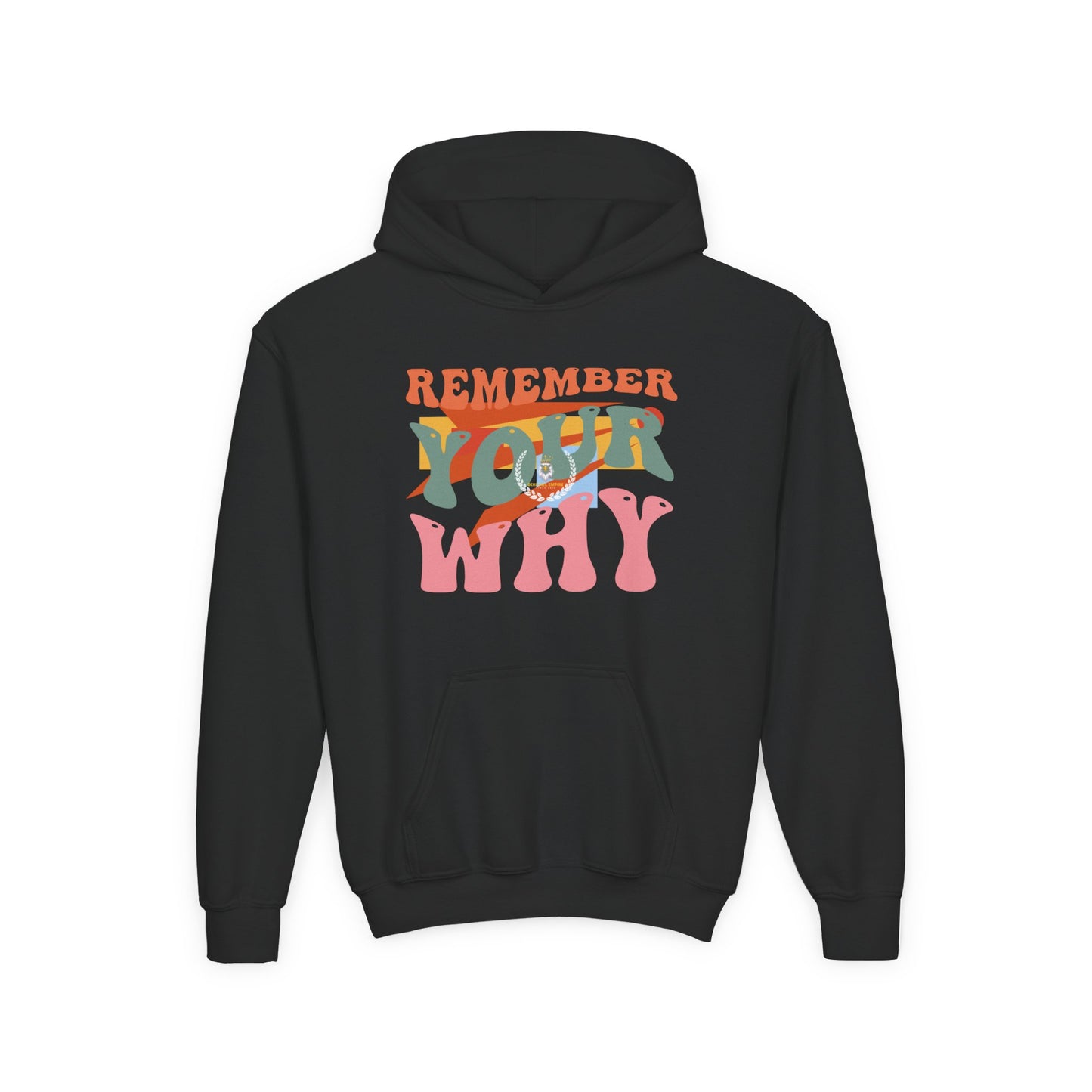 Youth Heavy Blend Hooded Sweatshirt - "Remember Your Why" Inspirational Hoodie, Motivational Gift for Kids, Cozy, Stylish, Perfect for [...]