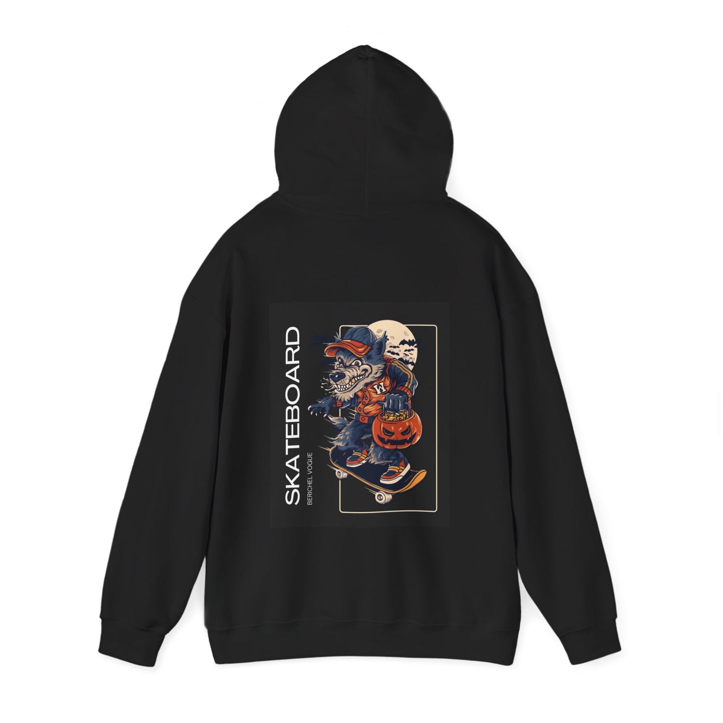 BeRichEl Vogue's Skateboard Inspired Unisex Heavy Blend Hoodie, Cozy Urban Sweatshirt, Great for Skate Lovers or Casual Wear, Ideal for Birthdays, [...]