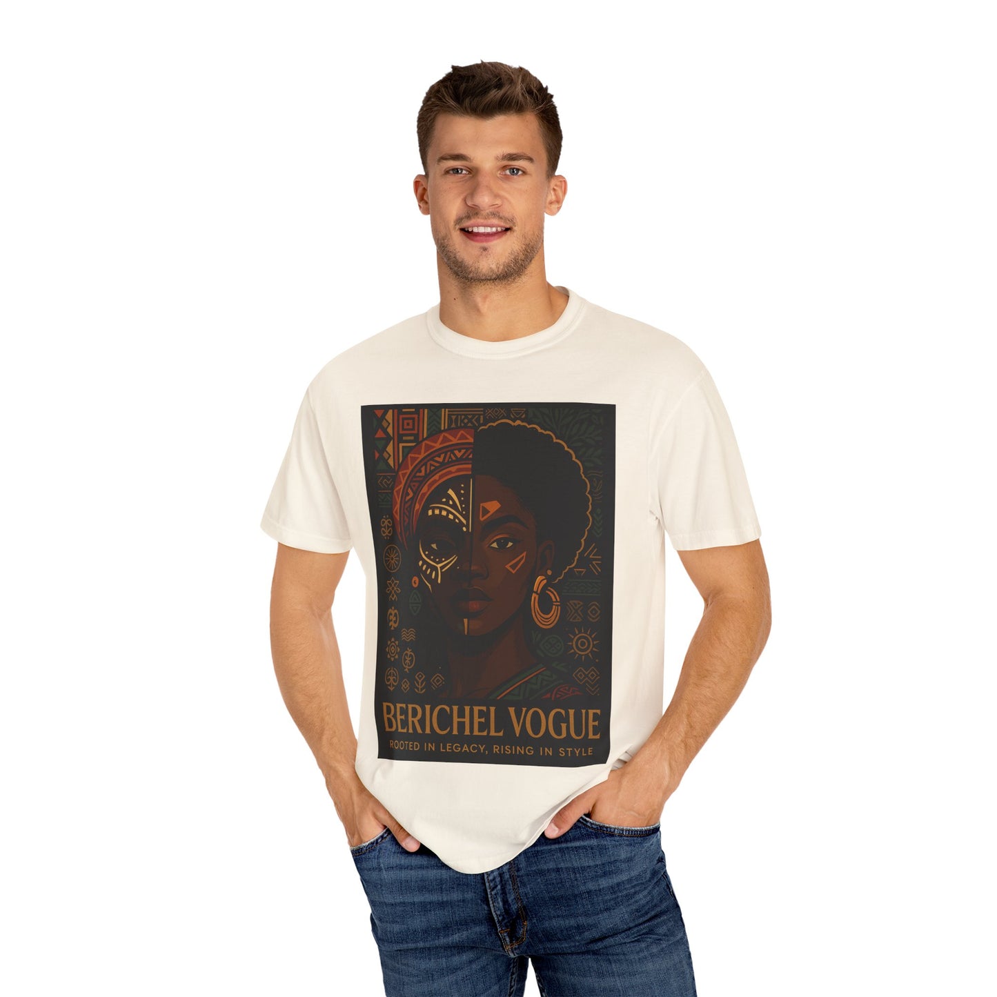 Cultural Statement T-Shirt, Fashion Tee, Vintage Style Shirt, Gift for Her, Casual Wear, Eco-Friendly Top