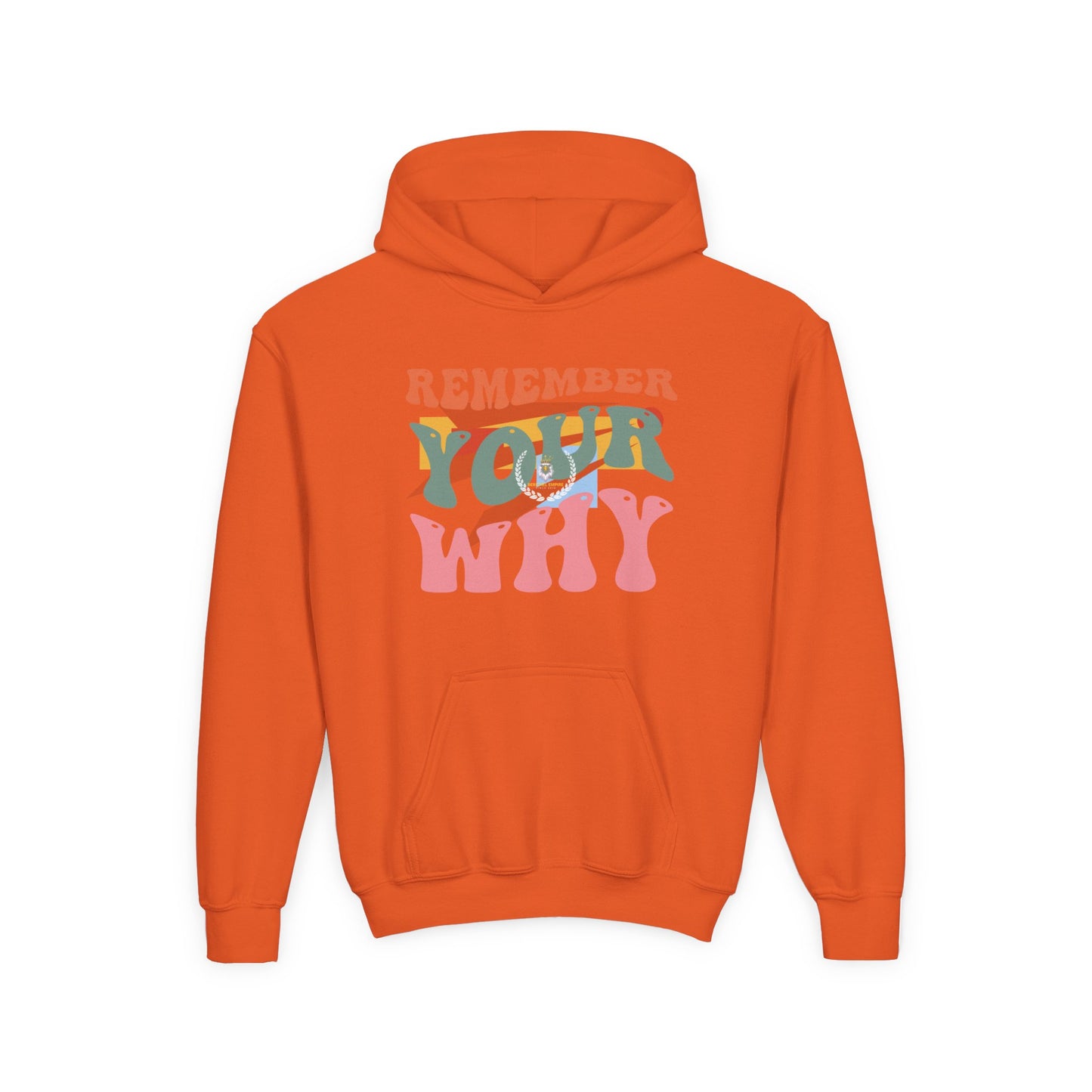 Youth Heavy Blend Hooded Sweatshirt - "Remember Your Why" Inspirational Hoodie, Motivational Gift for Kids, Cozy, Stylish, Perfect for [...]