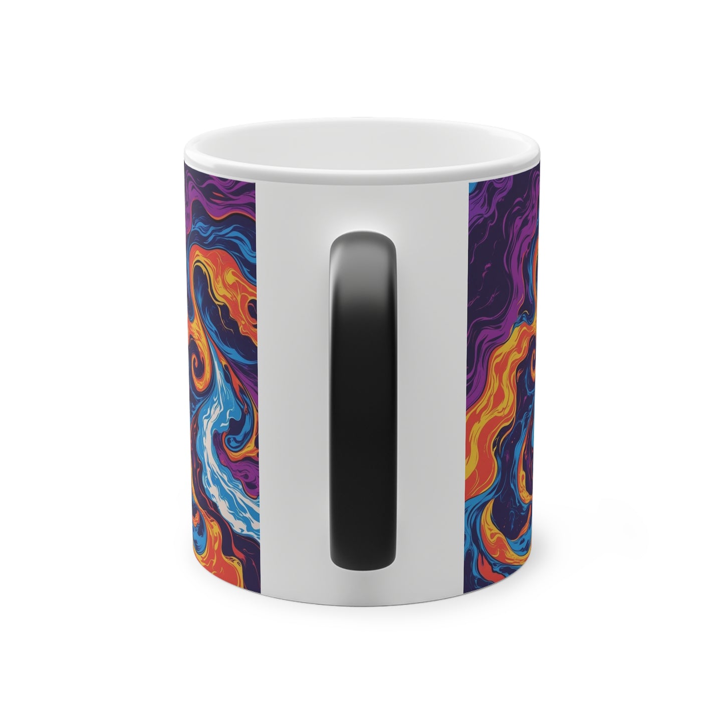 Colorful Swirl Magic Mug, Psychedelic Coffee Cup, Artistic Drinkware, Unique Gift for Art Lovers, Vibrant Mug for Every Occasion