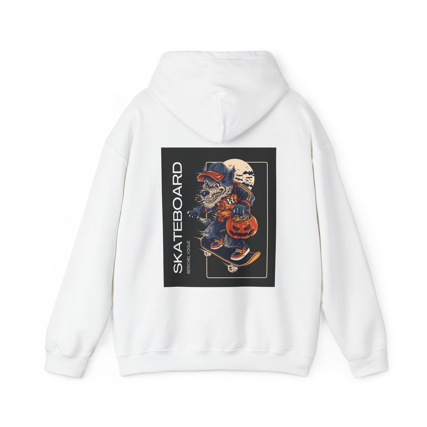 BeRichEl Vogue's Skateboard Inspired Unisex Heavy Blend Hoodie, Cozy Urban Sweatshirt, Great for Skate Lovers or Casual Wear, Ideal for Birthdays, [...]